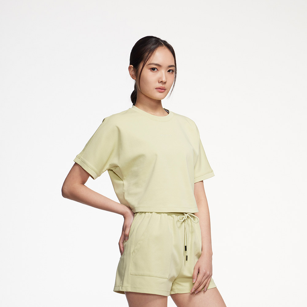 MOLLIFIX 親膚空氣層 簡約短袖上衣