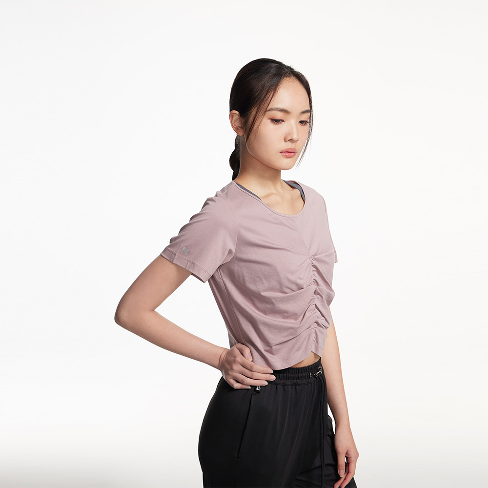 MOLLIFIX 親膚涼感 扭結無袖短上衣