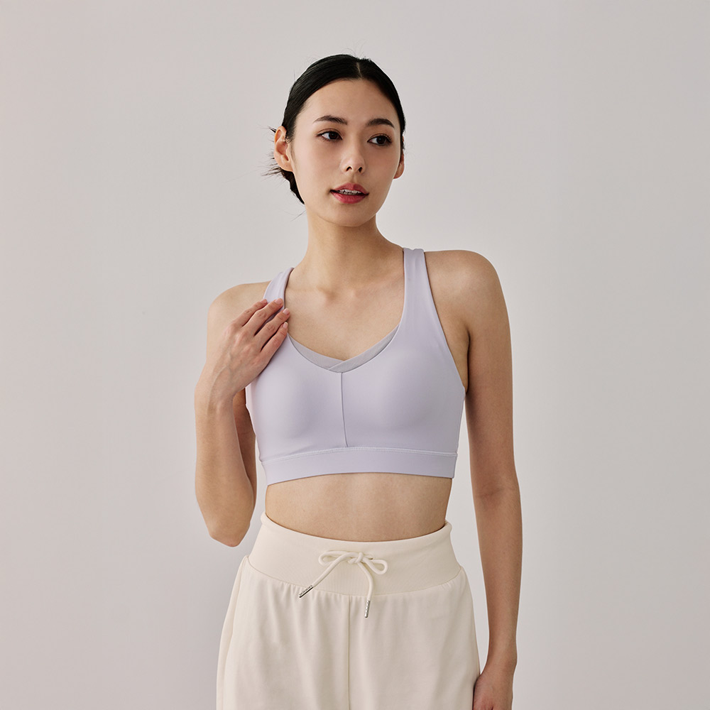 V領透網穩定提托運動內衣