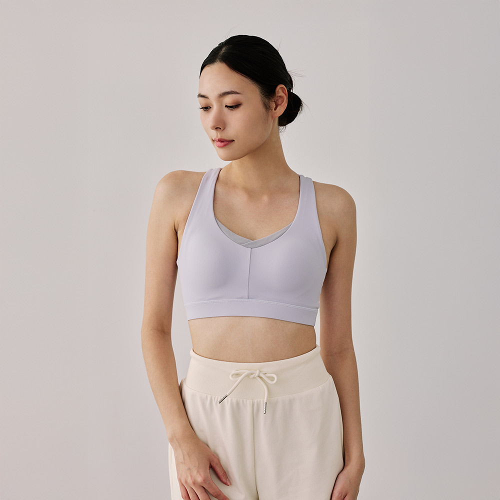 V領透網穩定提托運動內衣