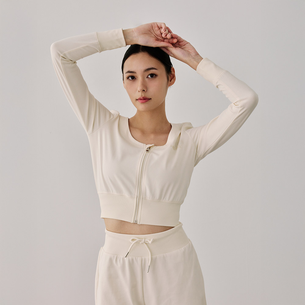 深U收腰 吸排短版外套