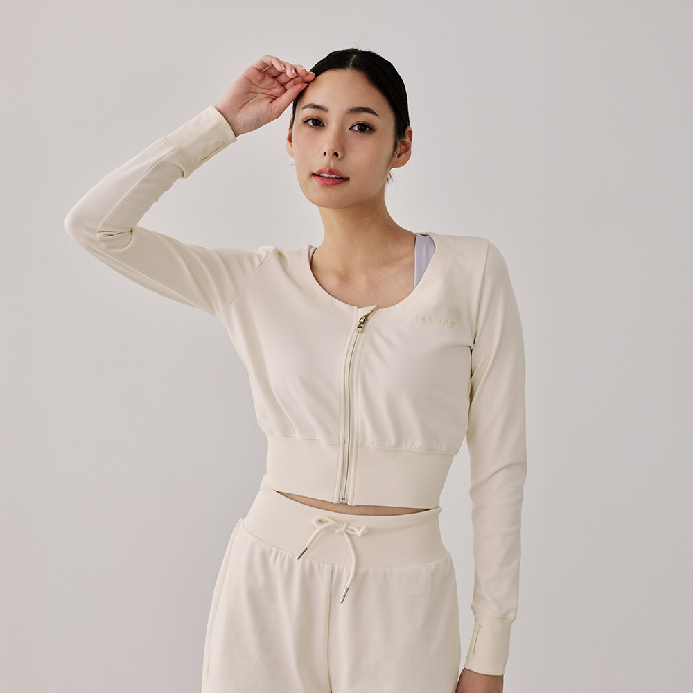 深U收腰 吸排短版外套