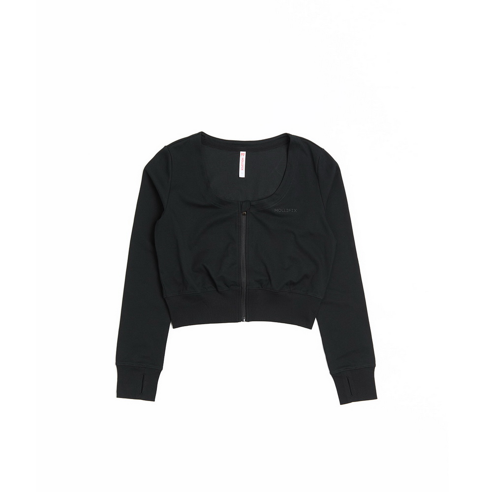 深U收腰 吸排短版外套