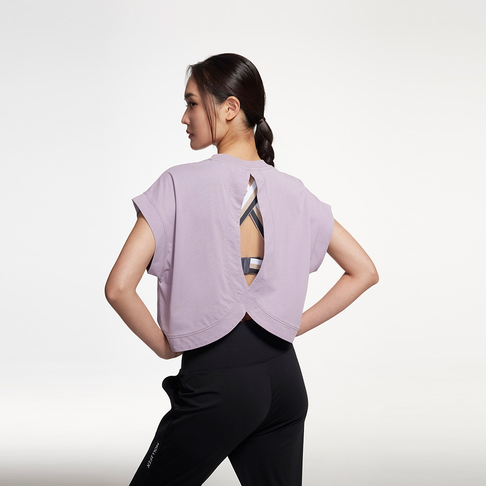 MOLLIFIX 親膚涼感 鏤空美背上衣