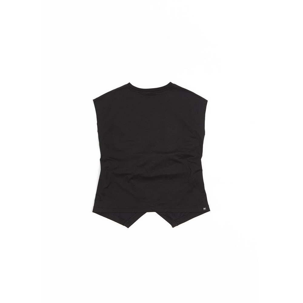 美型抓褶 涼感無袖上衣