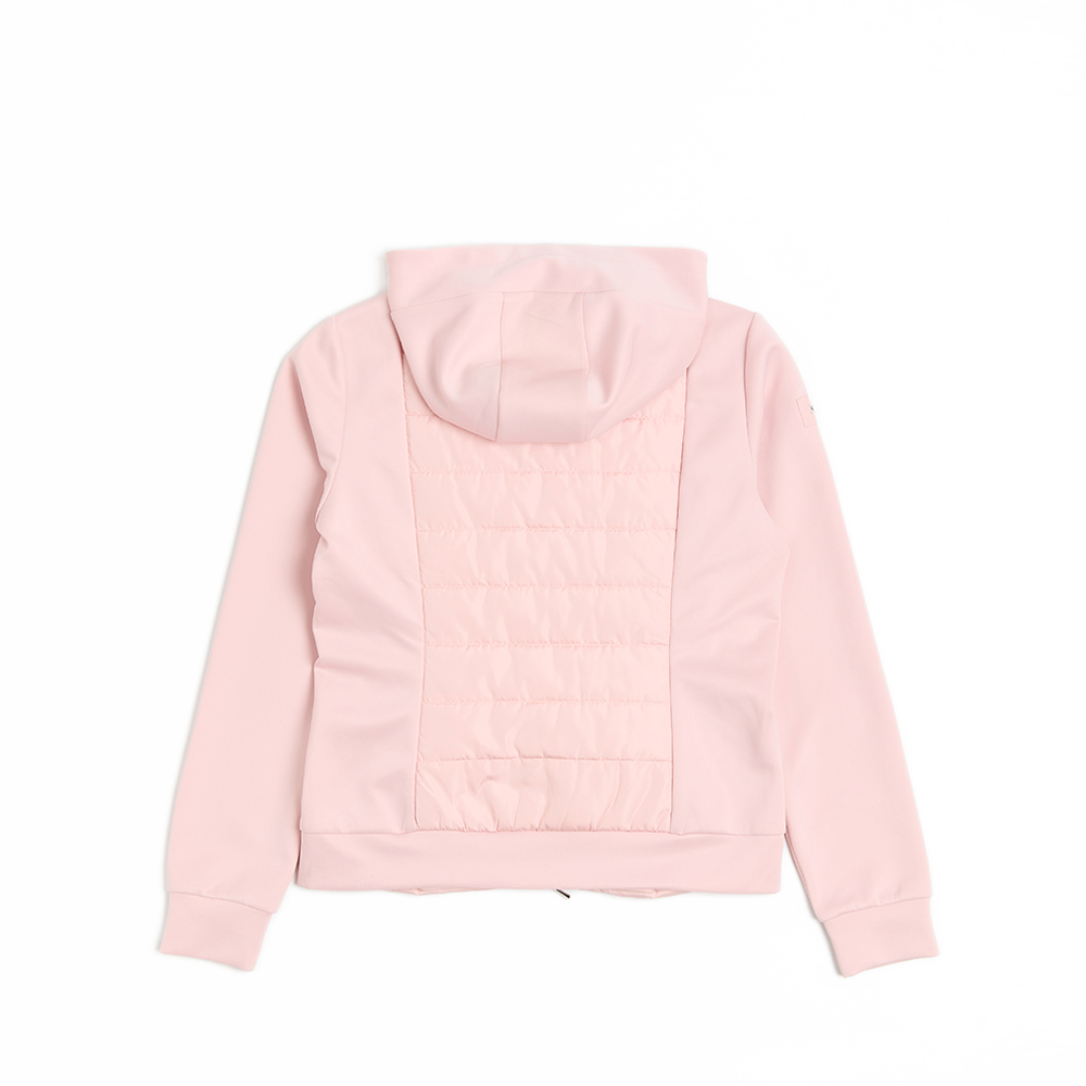 拼接鋪棉連帽外套