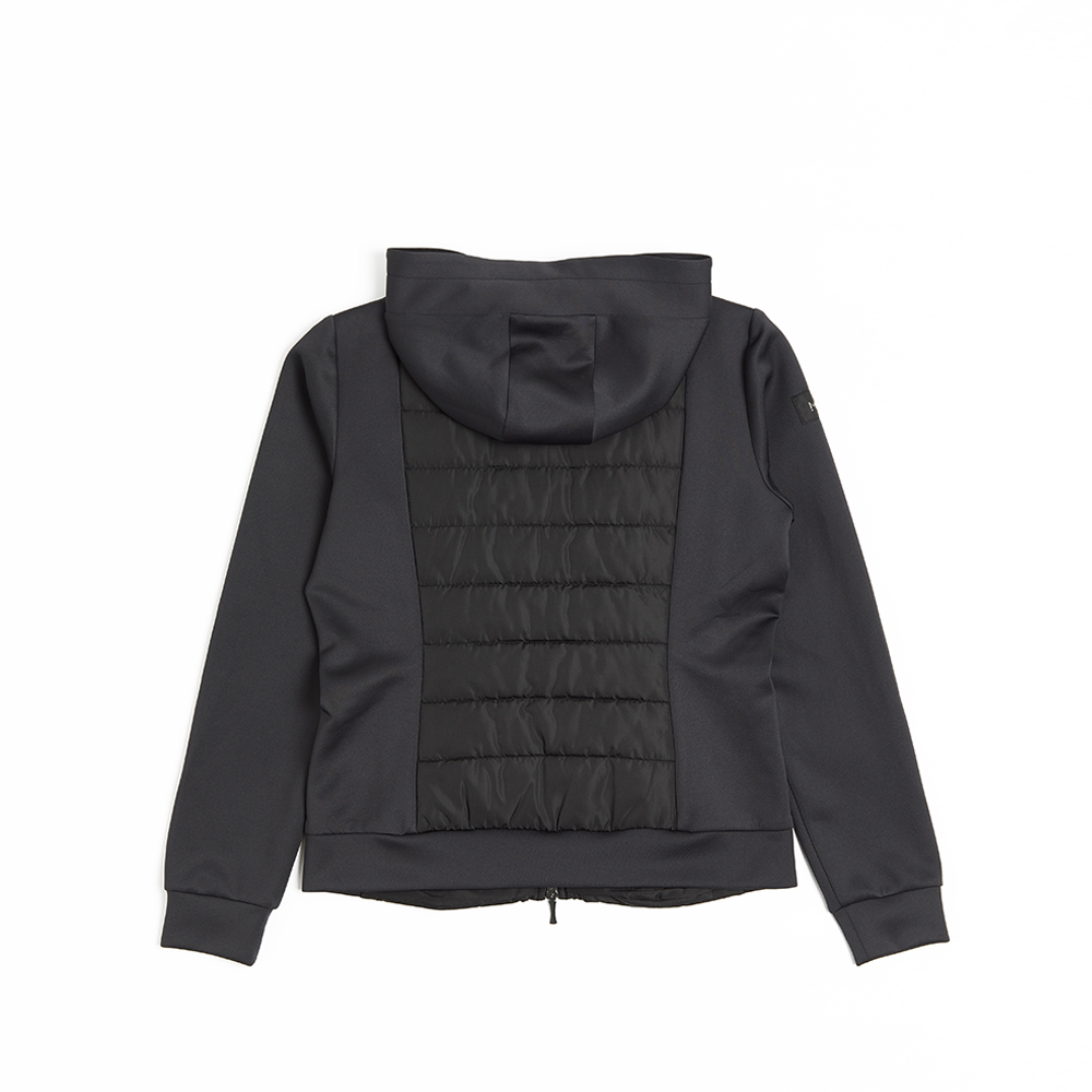 拼接鋪棉連帽外套