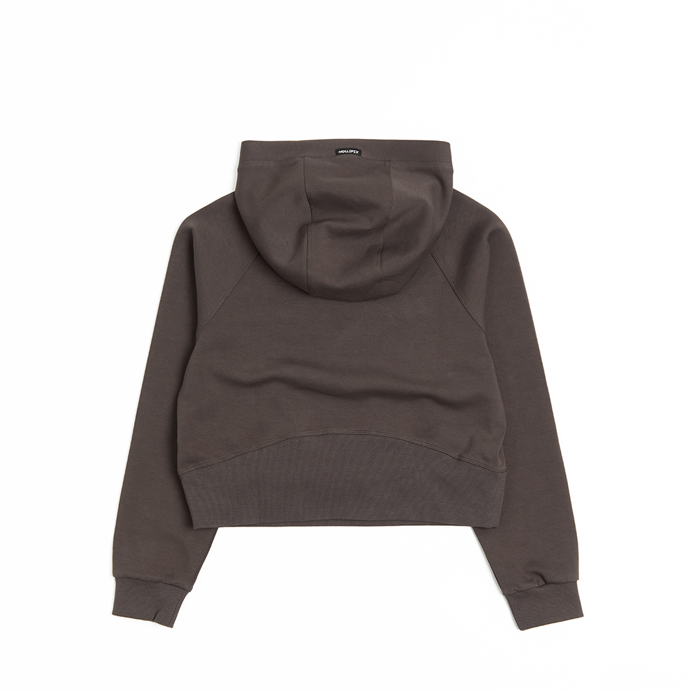 空氣層修腰線連帽上衣