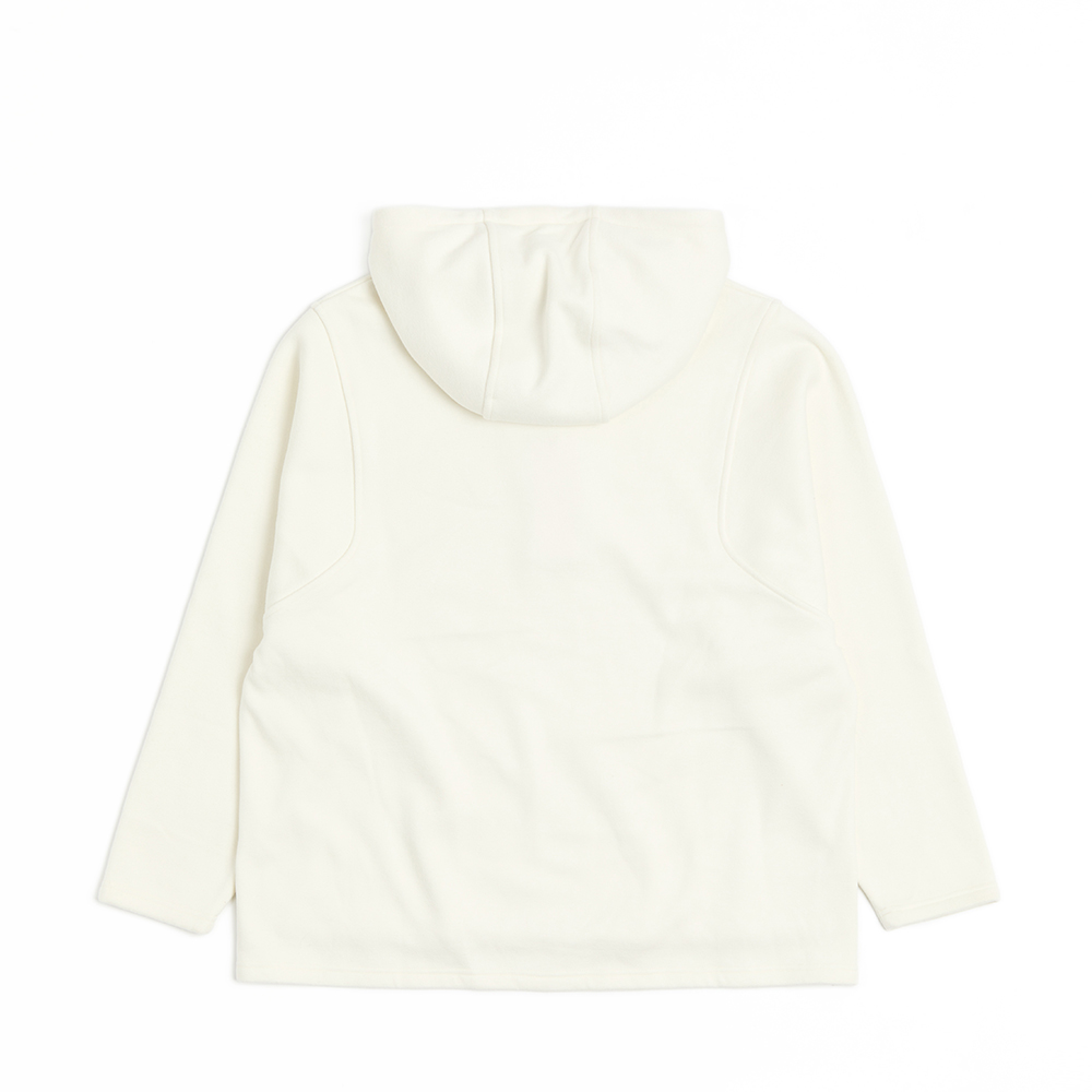 棉絨長版連帽上衣