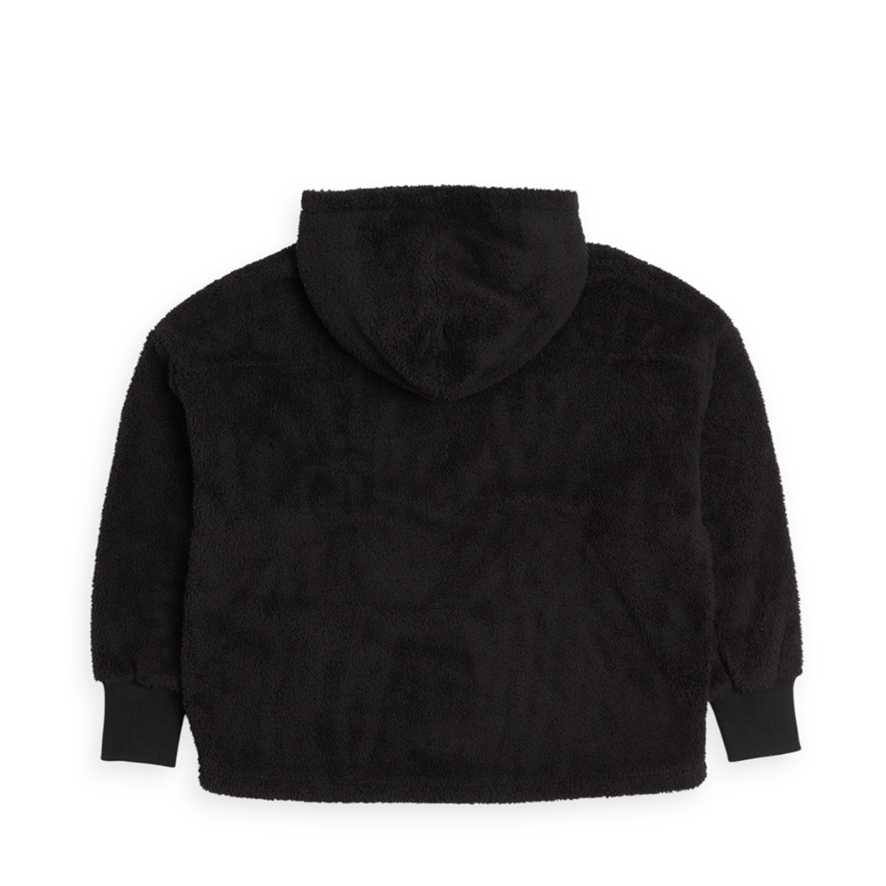 蓄熱長絨長版連帽上衣