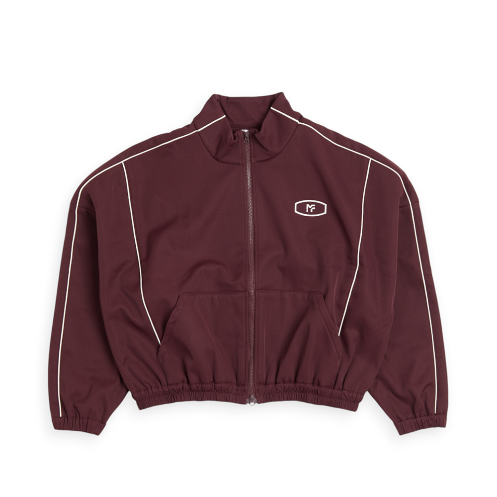 蓄熱立領跳色球隊外套