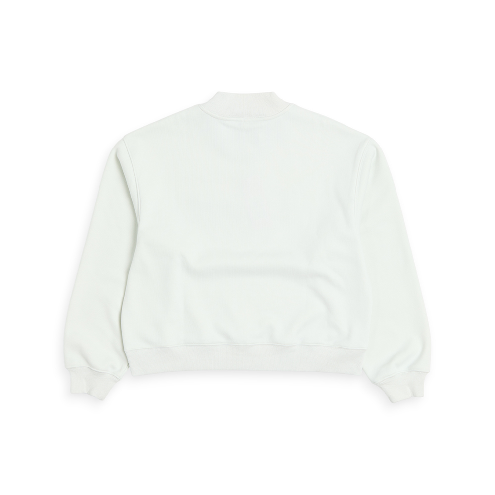 蓄熱高領字繡長袖上衣