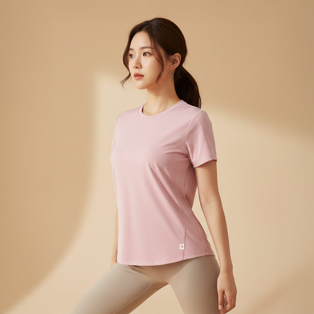 修腰百搭長版短袖上衣