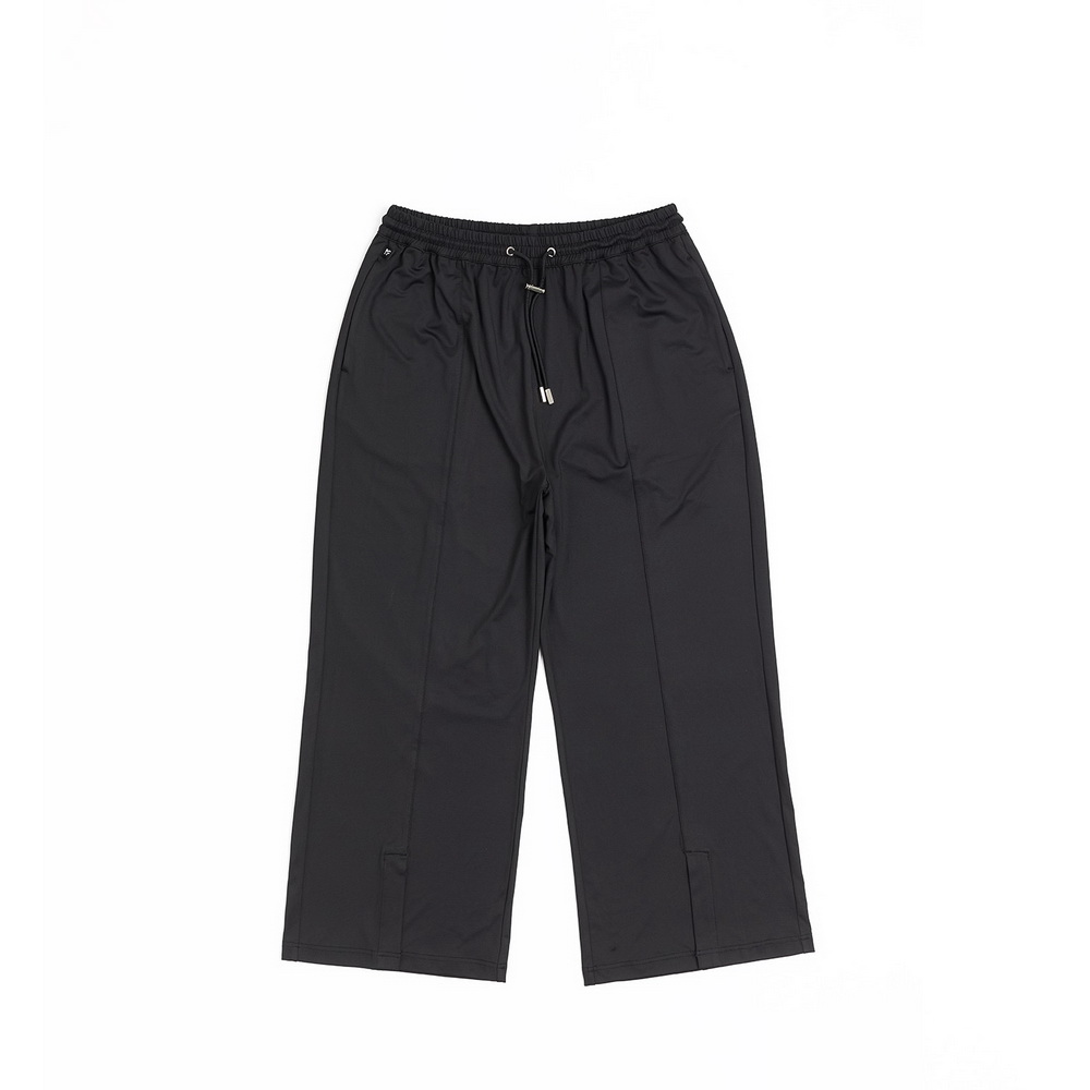 MOLLIFIX 高彈修身 開衩寬長褲