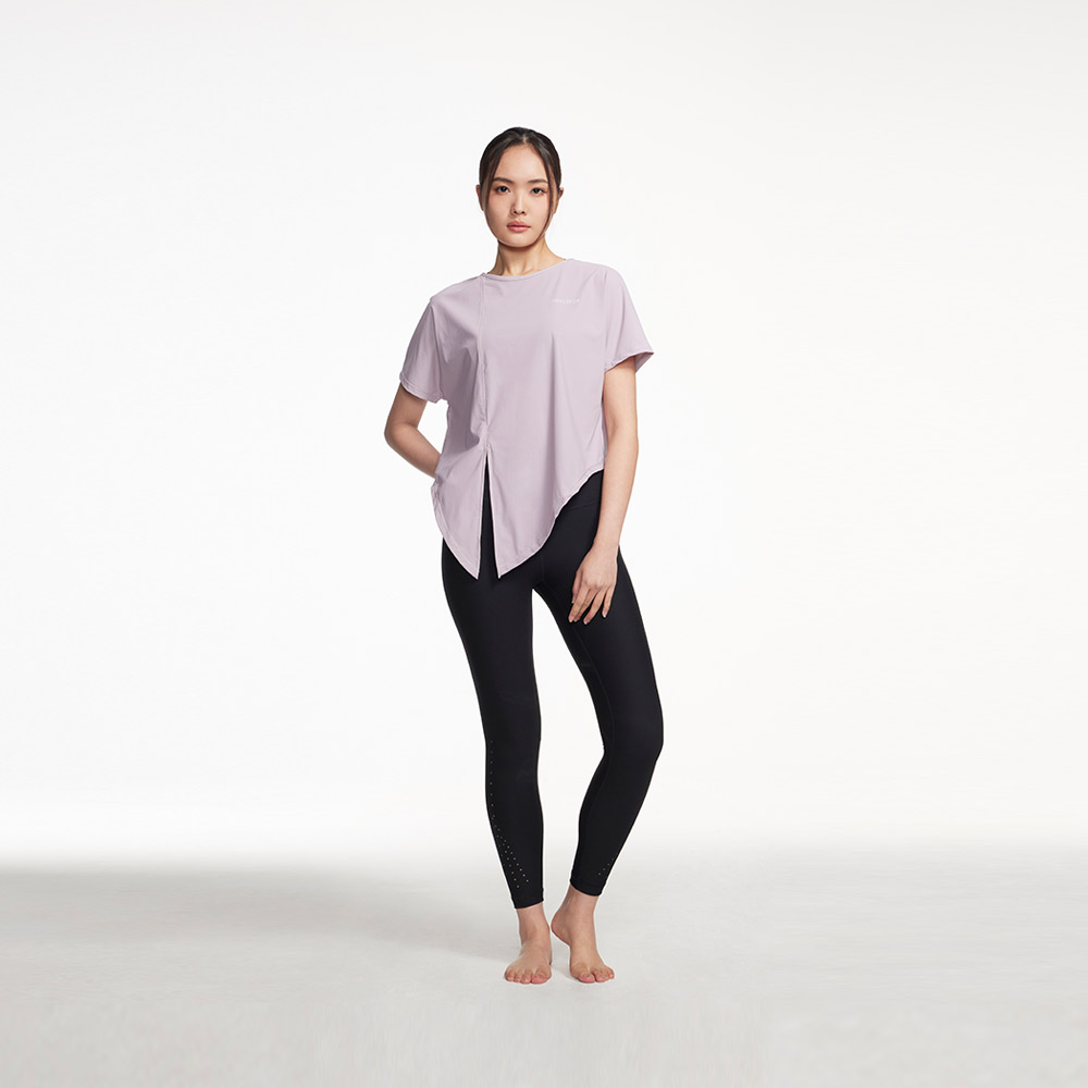 MOLLIFIX 高彈機能 鏤空線條瑜珈褲