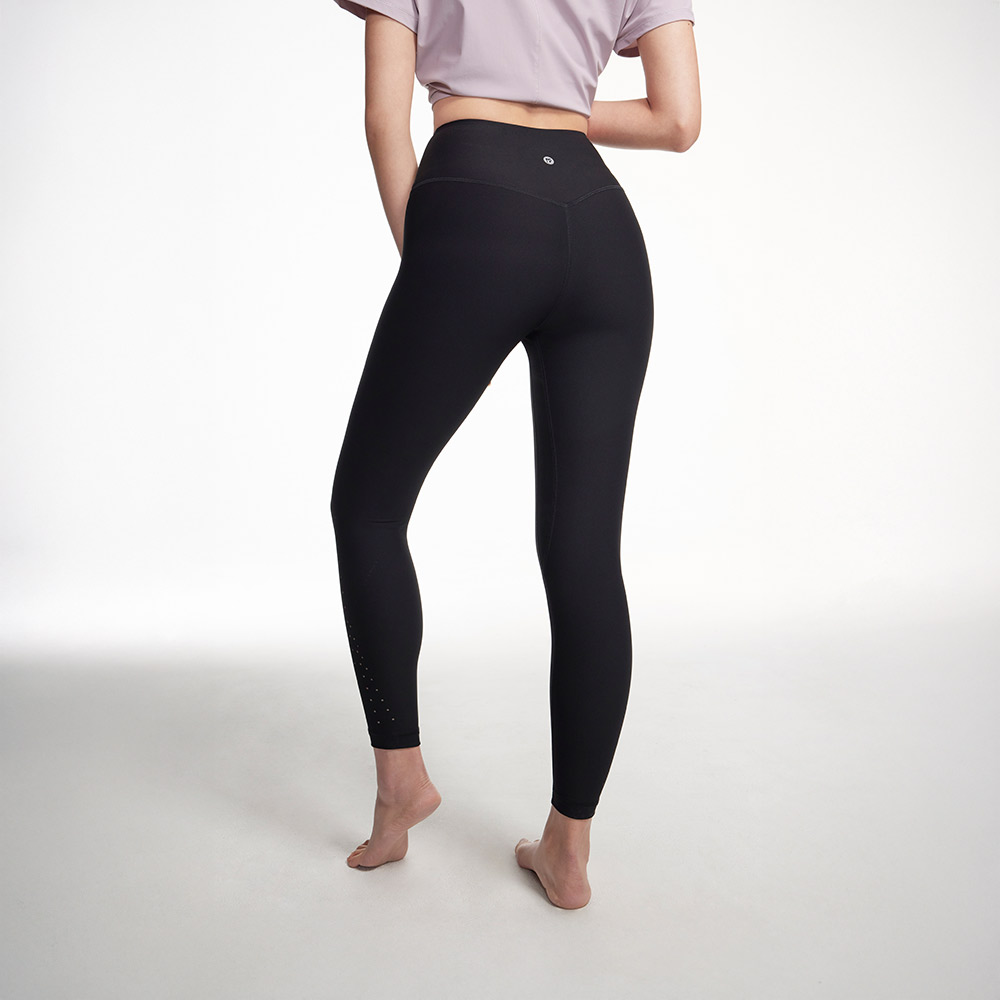 MOLLIFIX 高彈機能 鏤空線條瑜珈褲