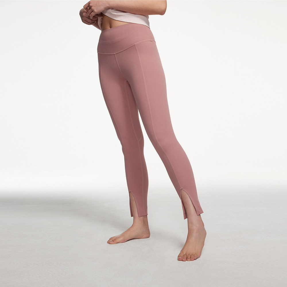 MOLLIFIX 高彈機能 開衩修身造型瑜珈褲