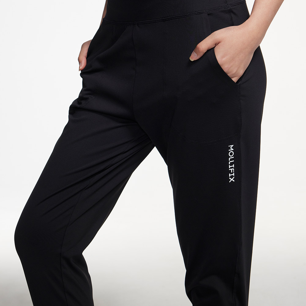 MOLLIFIX 高彈機能 百搭修身縮口長褲