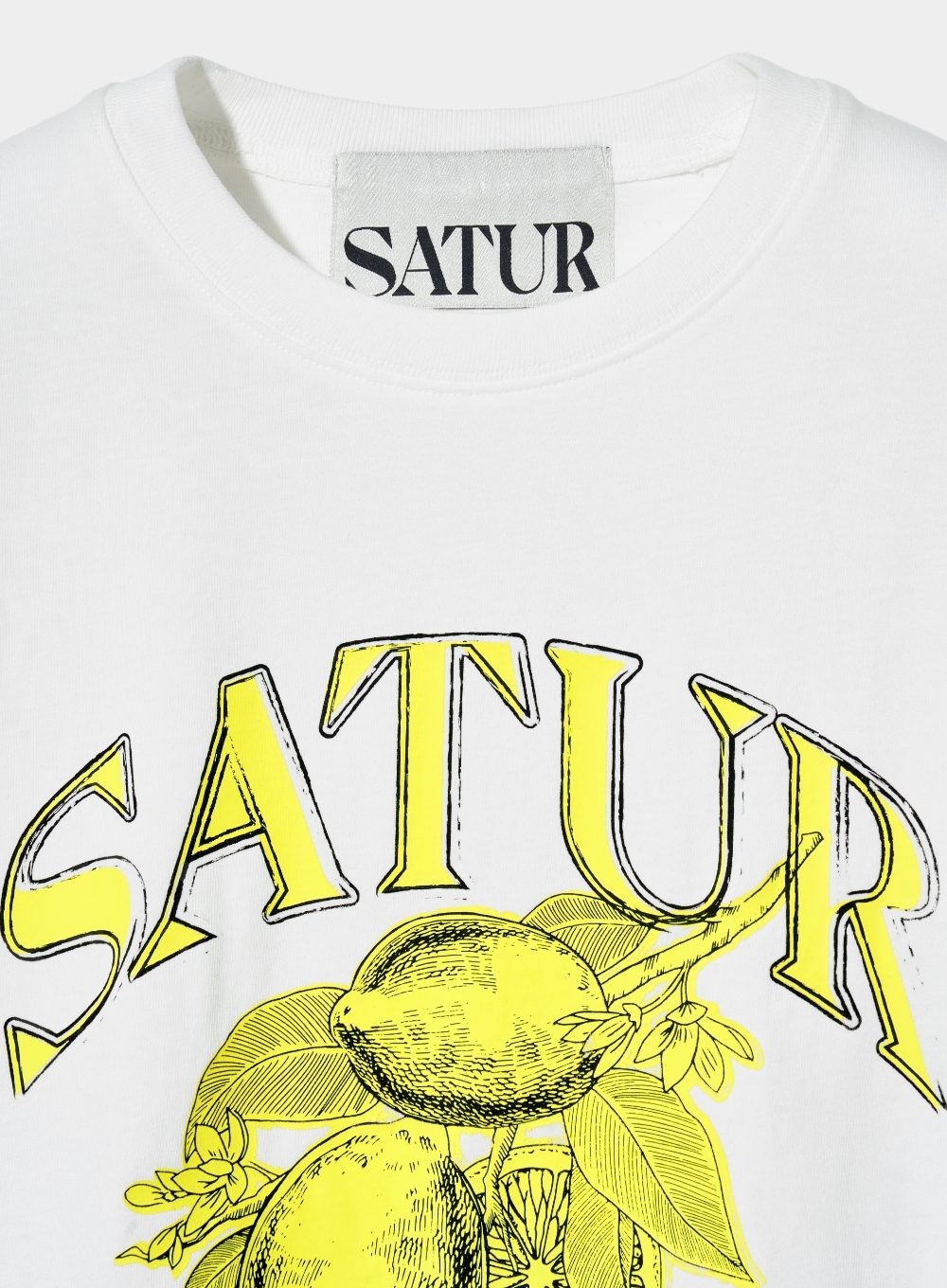 SATUR Citron 夏日檸檬短袖上衣  SA242UTS10