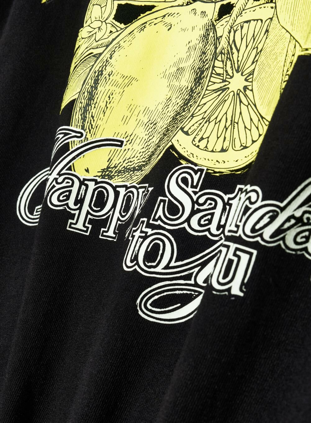 SATUR Citron 夏日檸檬短袖上衣  SA242UTS10