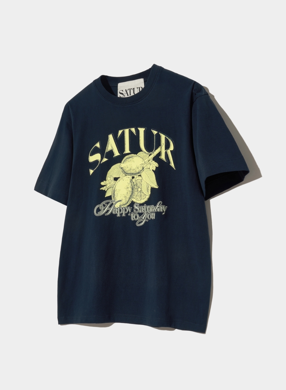 SATUR Citron 夏日檸檬短袖上衣  SA242UTS10