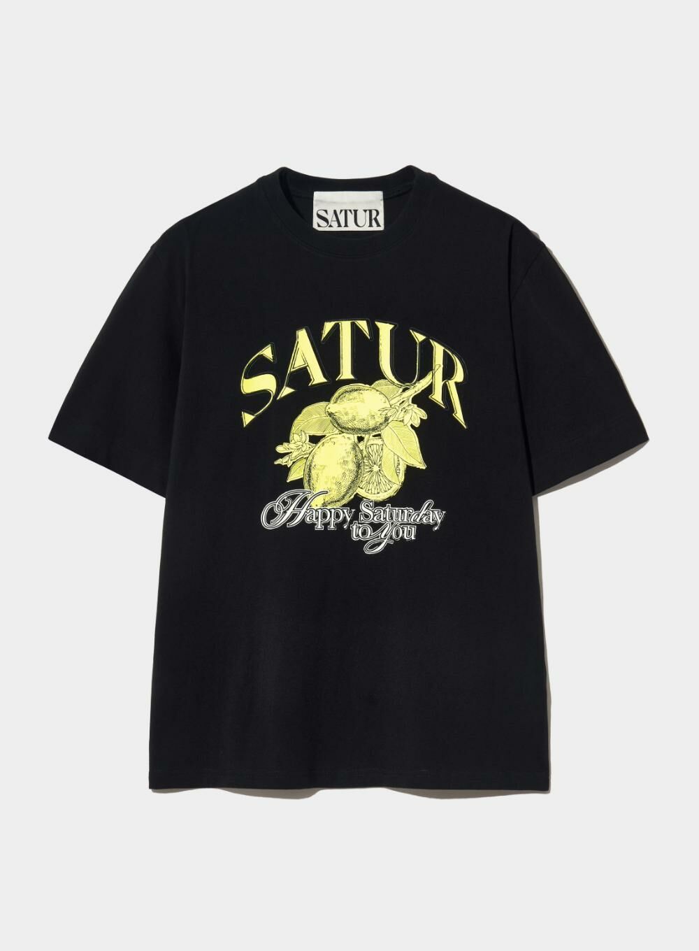 SATUR Citron 夏日檸檬短袖上衣  SA242UTS10