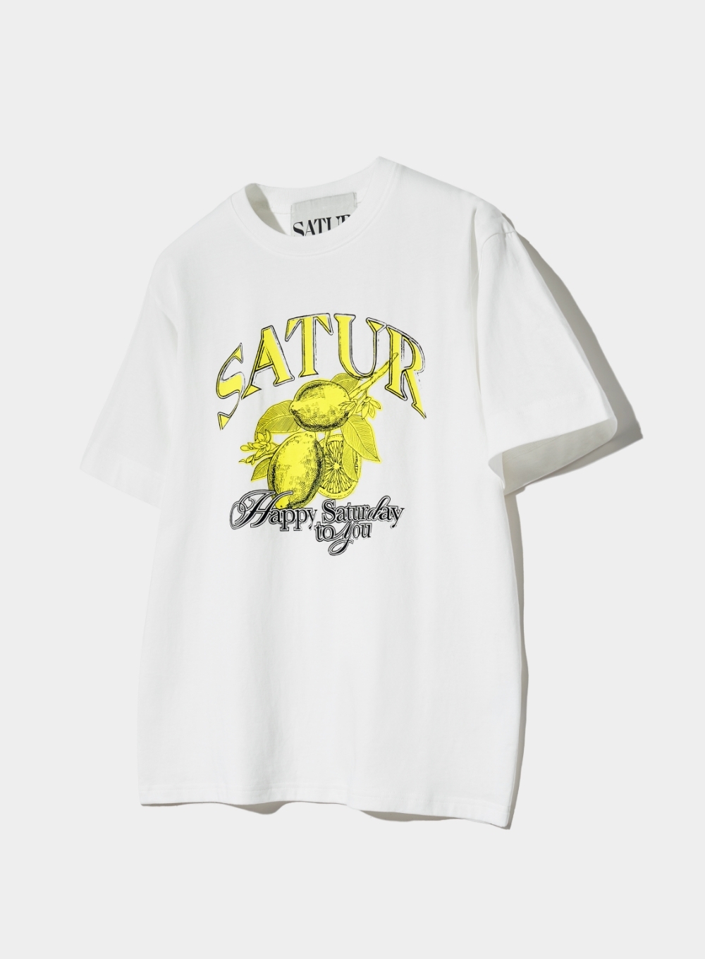 SATUR Citron 夏日檸檬短袖上衣  SA242UTS10