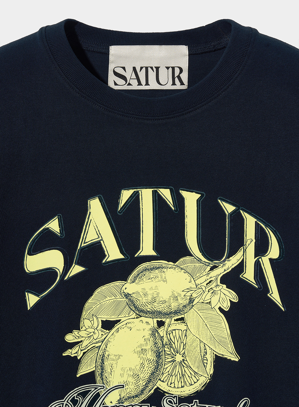 SATUR Citron 夏日檸檬短袖上衣  SA242UTS10