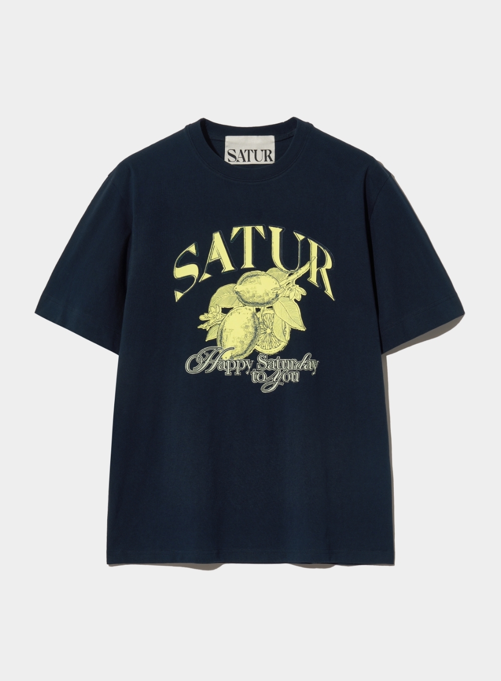 SATUR Citron 夏日檸檬短袖上衣  SA242UTS10
