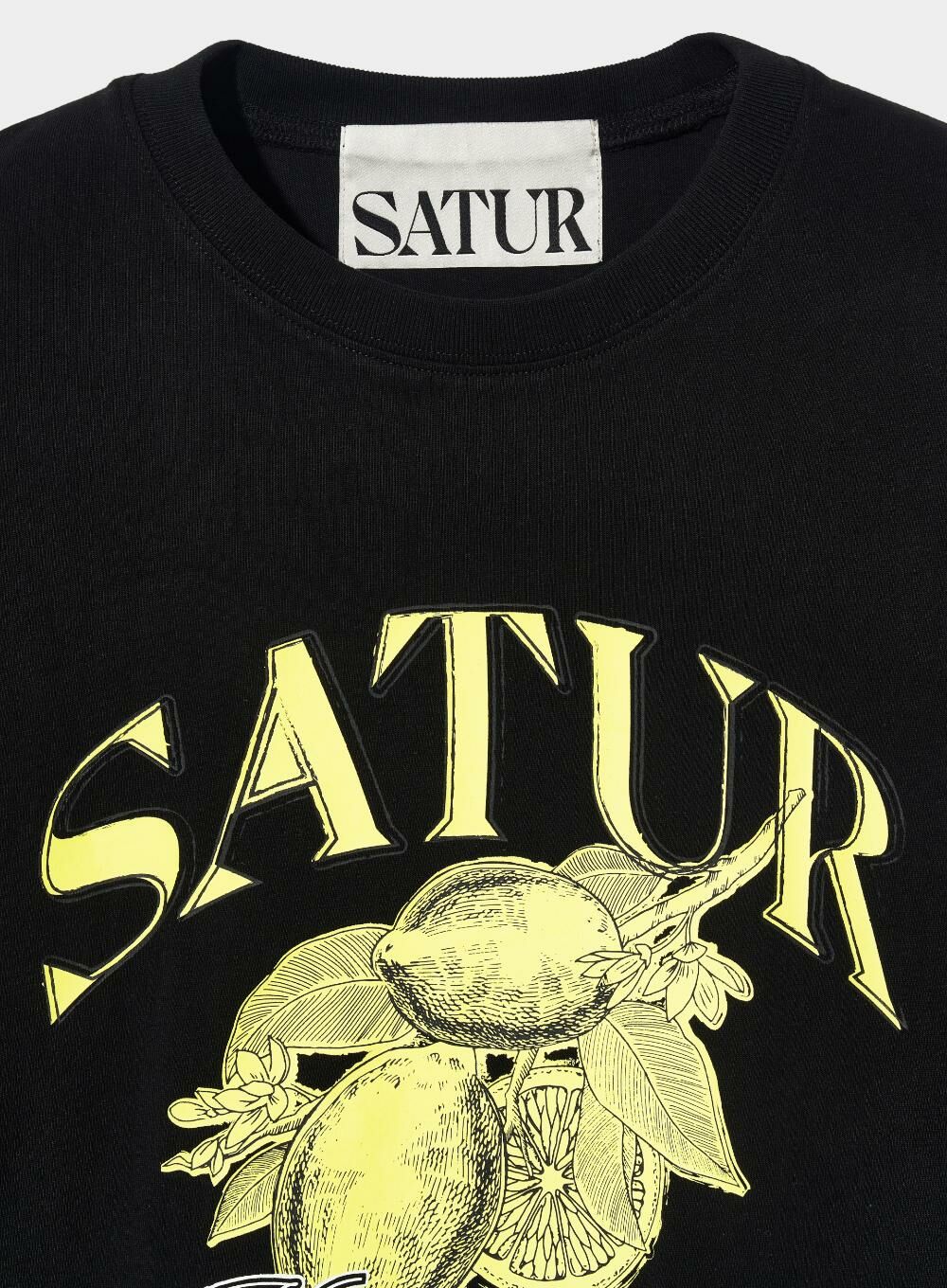 SATUR Citron 夏日檸檬短袖上衣  SA242UTS10