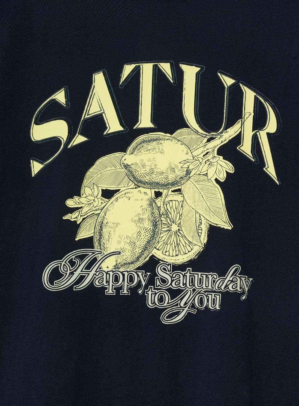 SATUR Citron 夏日檸檬短袖上衣  SA242UTS10