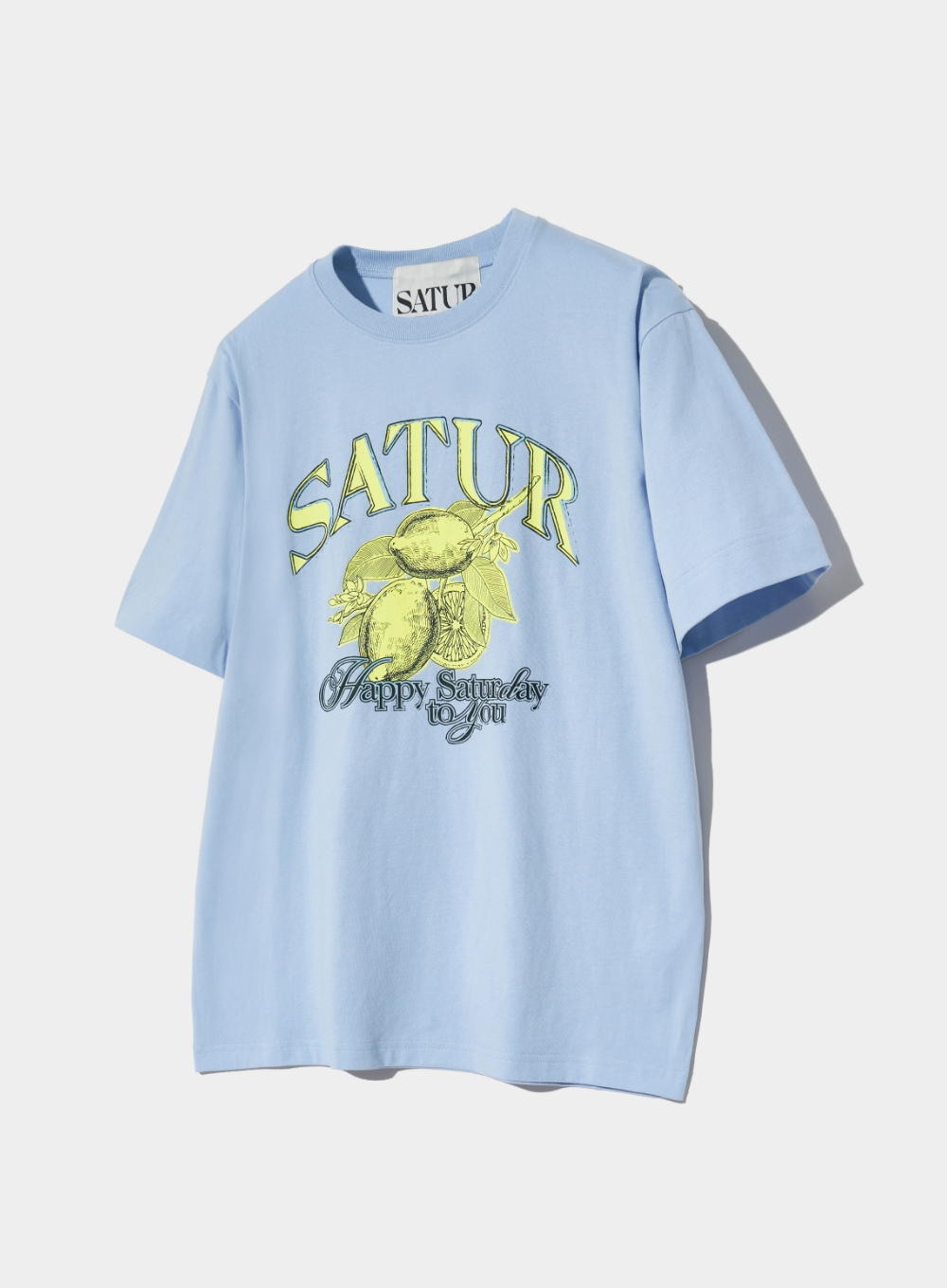 SATUR Citron 夏日檸檬短袖上衣  SA242UTS10