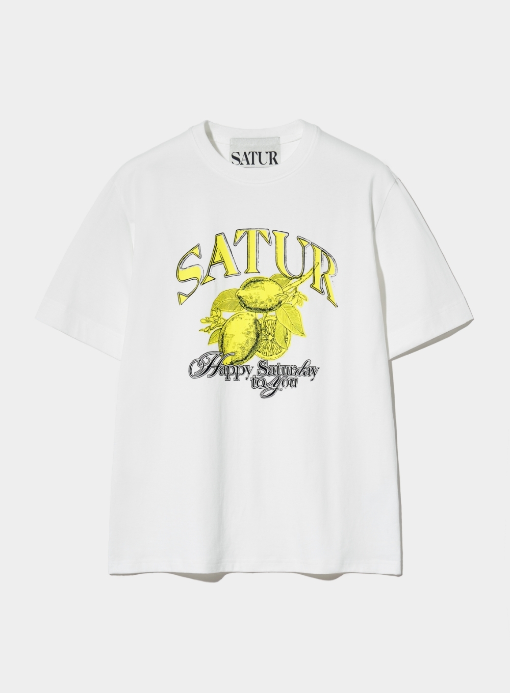 SATUR Citron 夏日檸檬短袖上衣  SA242UTS10