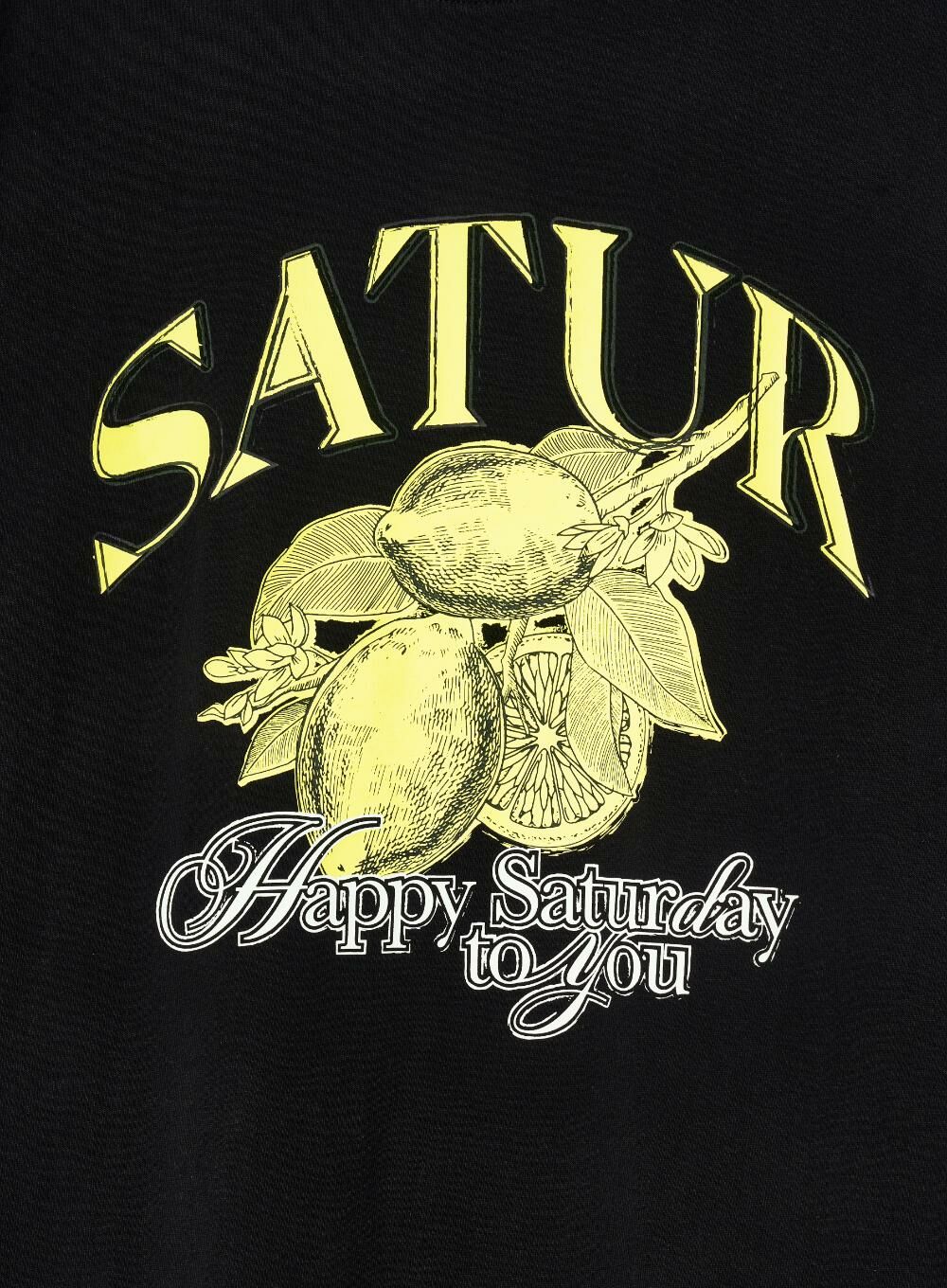 SATUR Citron 夏日檸檬短袖上衣  SA242UTS10