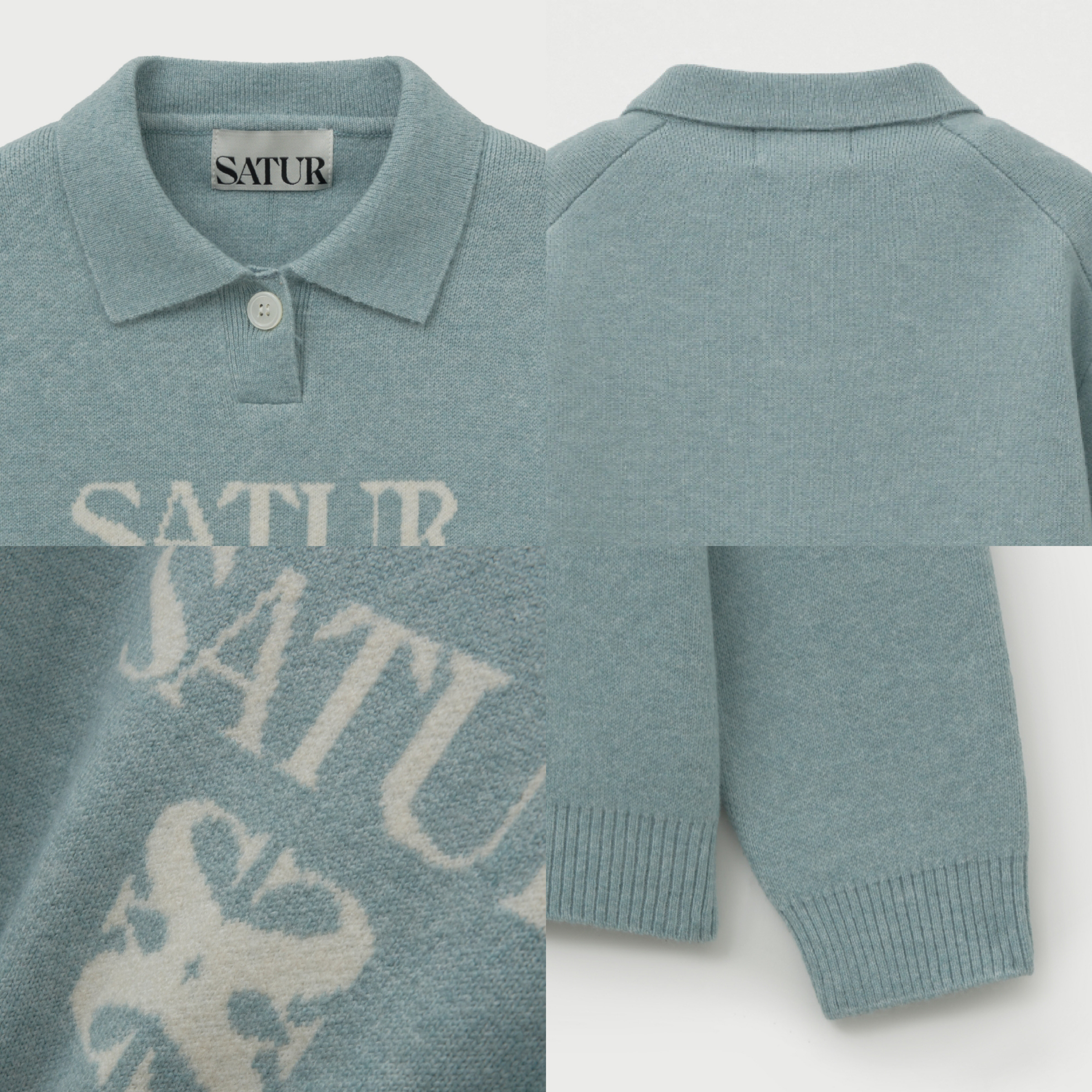 SATUR 兒童款 舒適Polo 針織衫  SA253KKT37