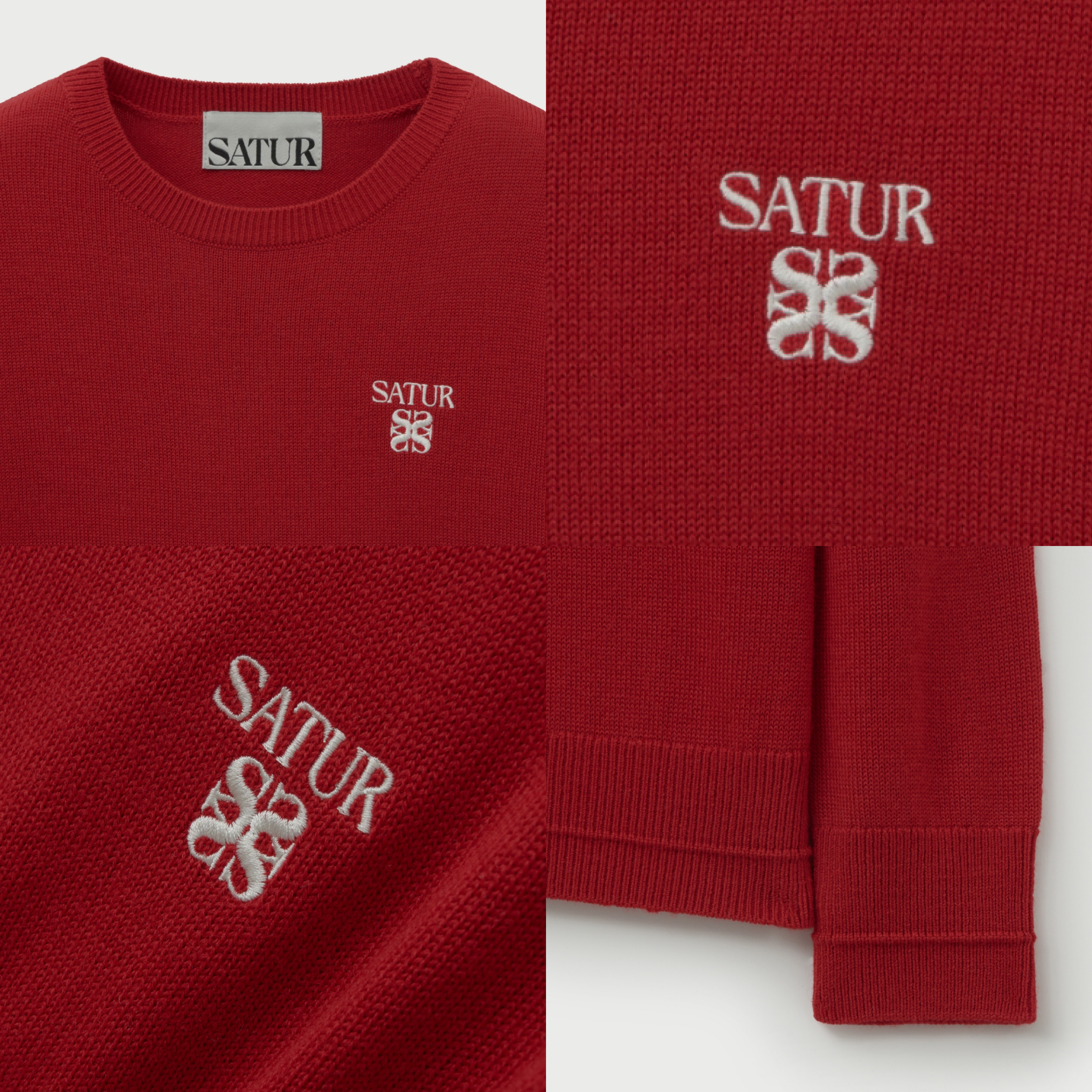 SATUR 兒童款 Loren 羊毛圓領針織衫  SA253KKT41