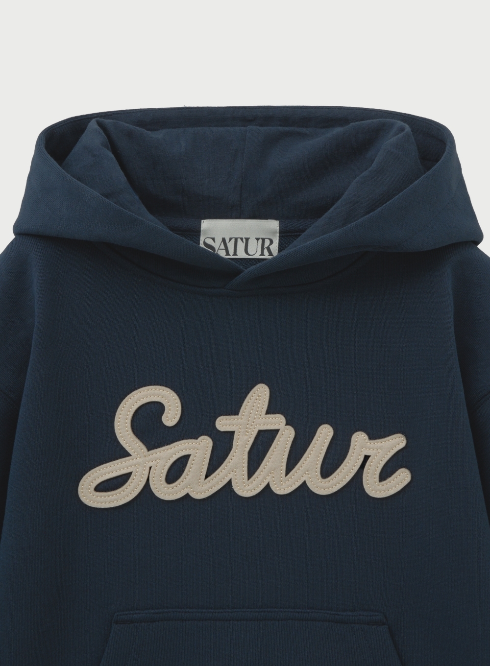 SATUR 兒童款 Satur 貼布連帽上衣  SA253KTH02
