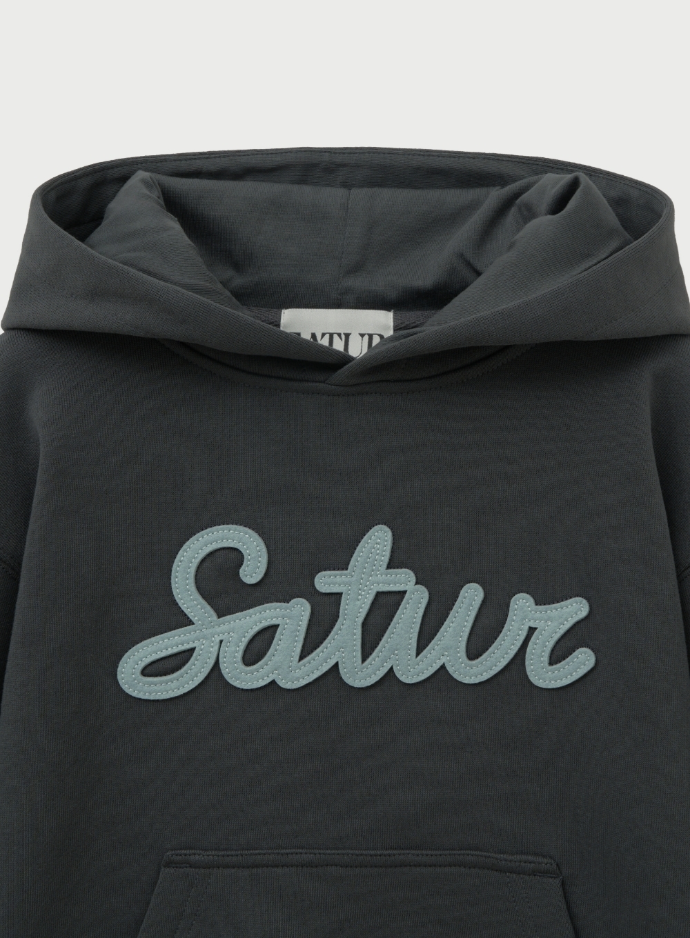 SATUR 兒童款 Satur 貼布連帽上衣  SA253KTH02