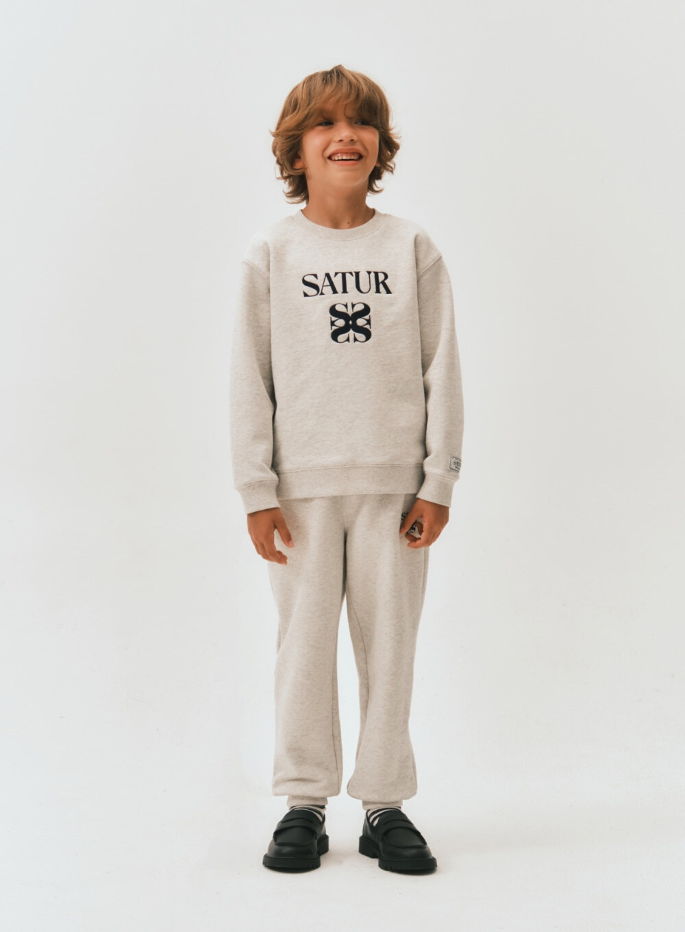 SATUR 兒童款 經典Logo運動長褲  SA253KTP14