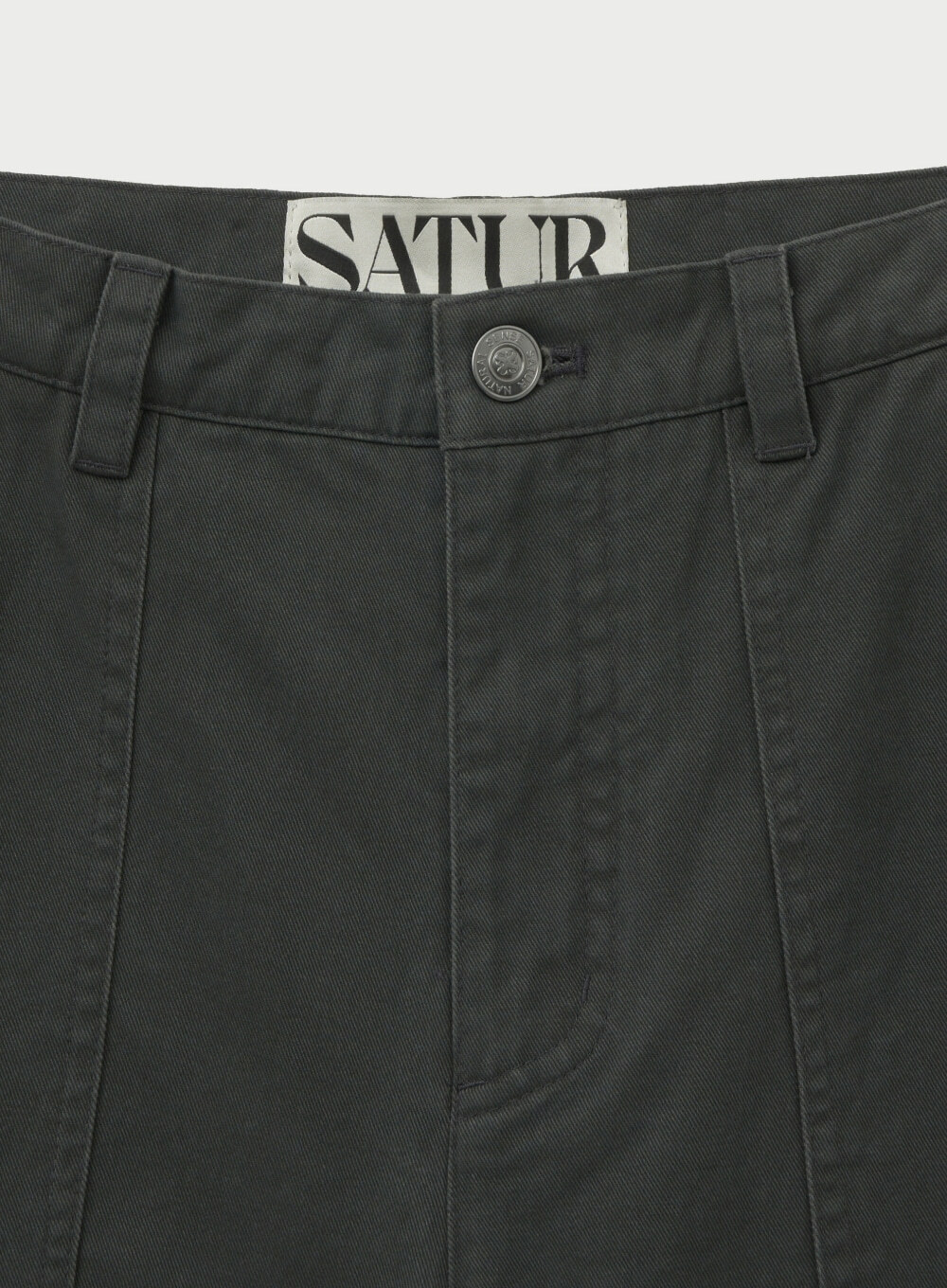 SATUR 女款 水洗半寬鬆工裝褲  SA253WPT06