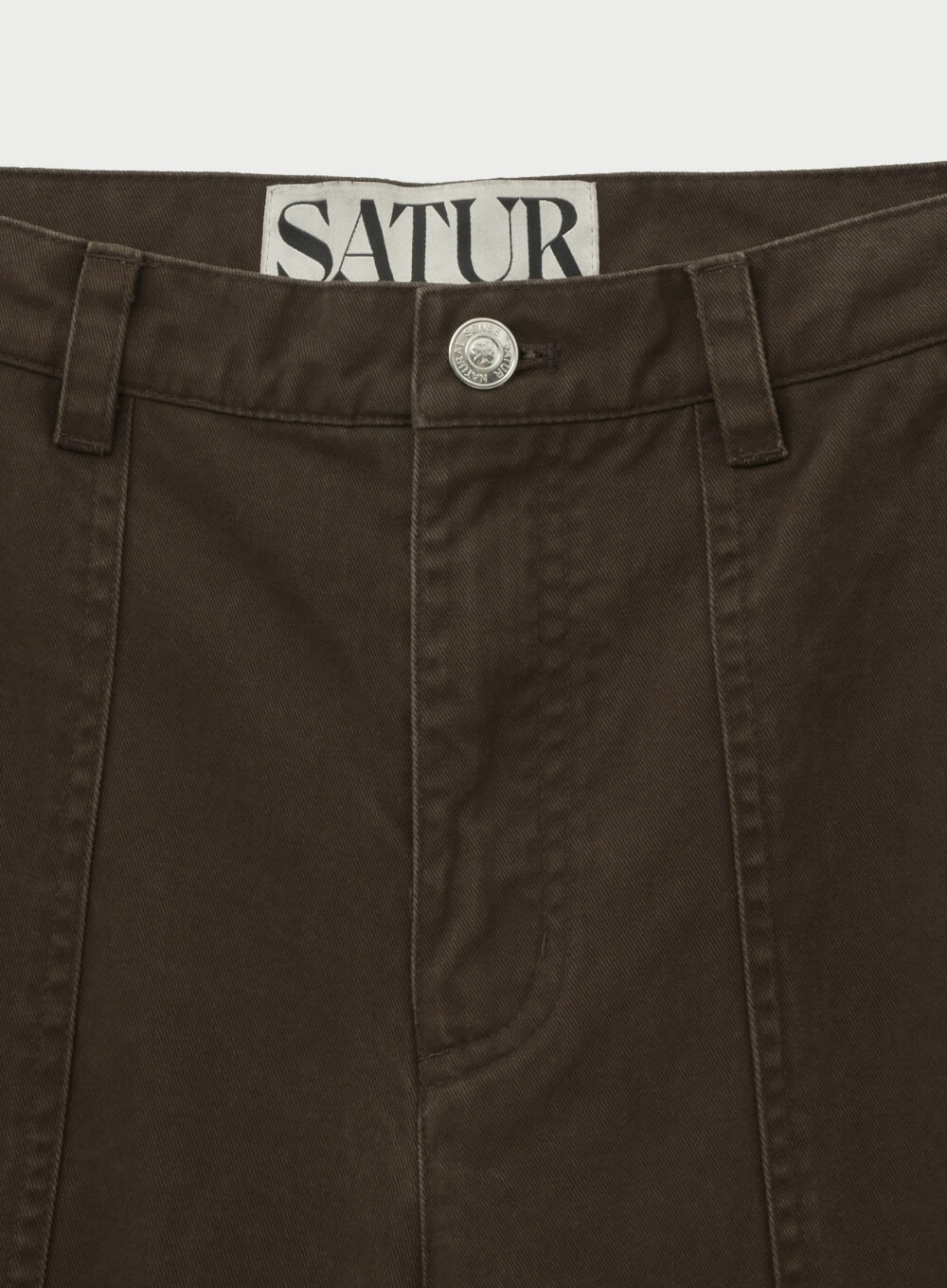 SATUR 女款 水洗半寬鬆工裝褲  SA253WPT06
