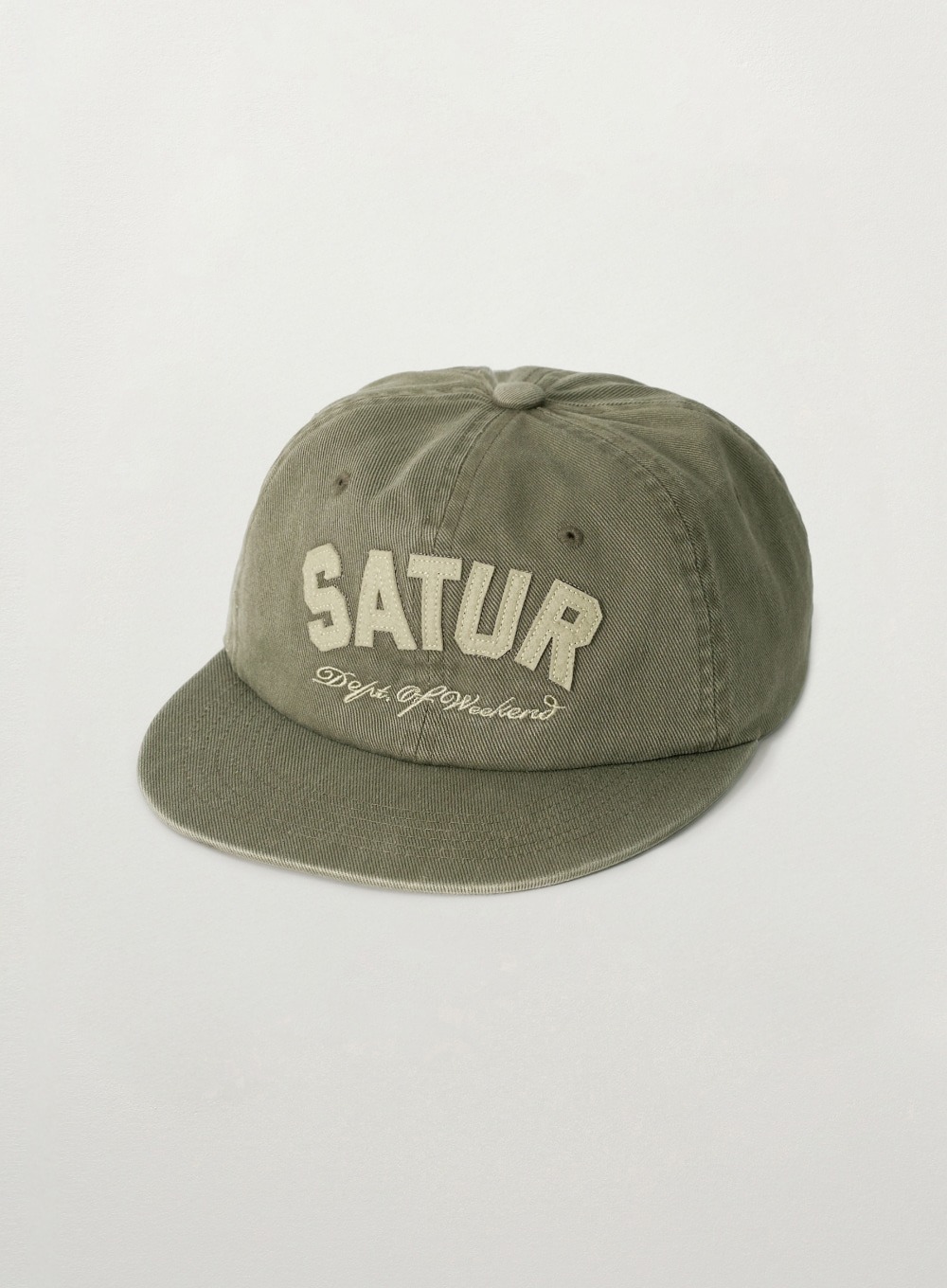 SATUR 拱形標誌貼花棒球帽  SA261UAP08