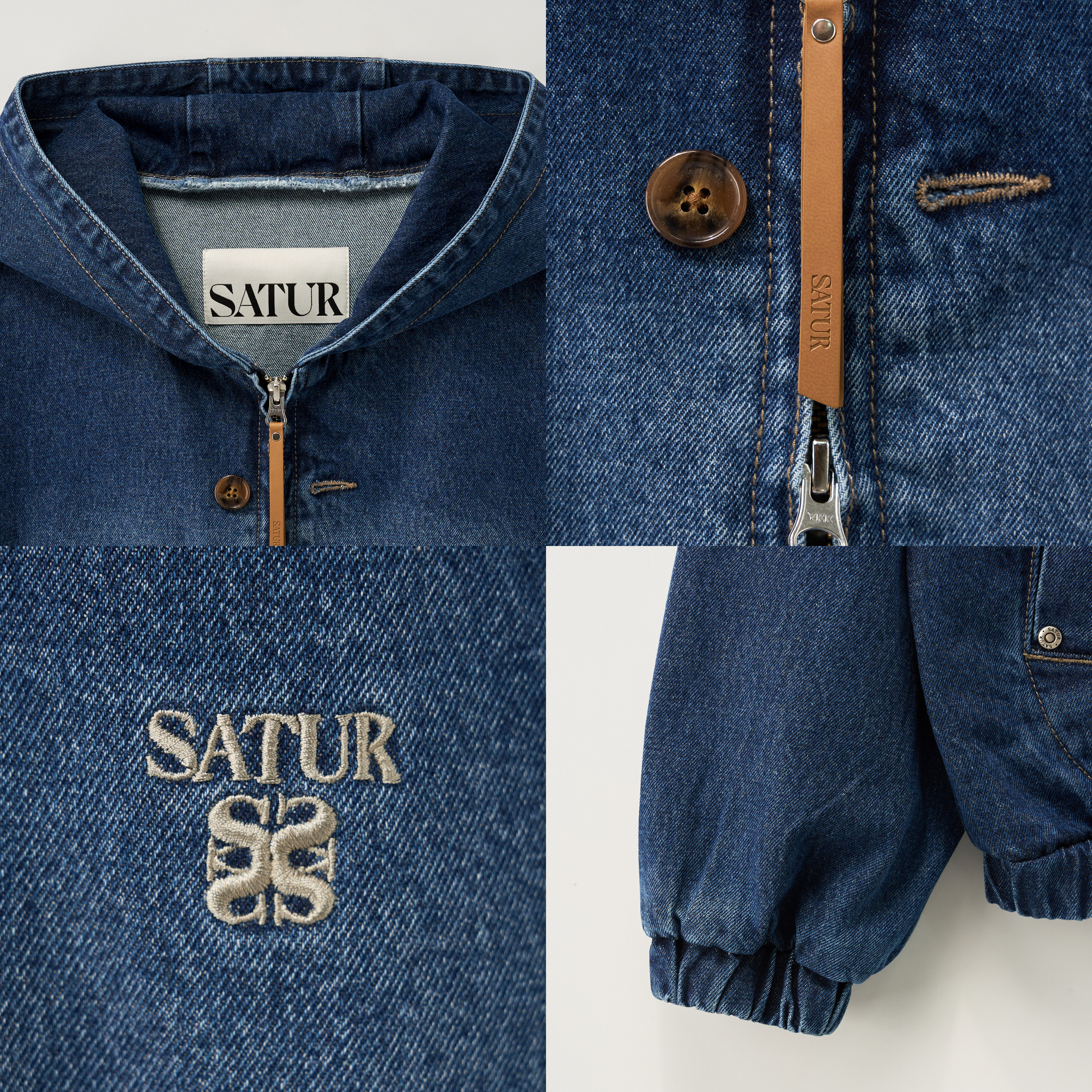 SATUR Teo牛仔短版夾克  SA261UDJ02