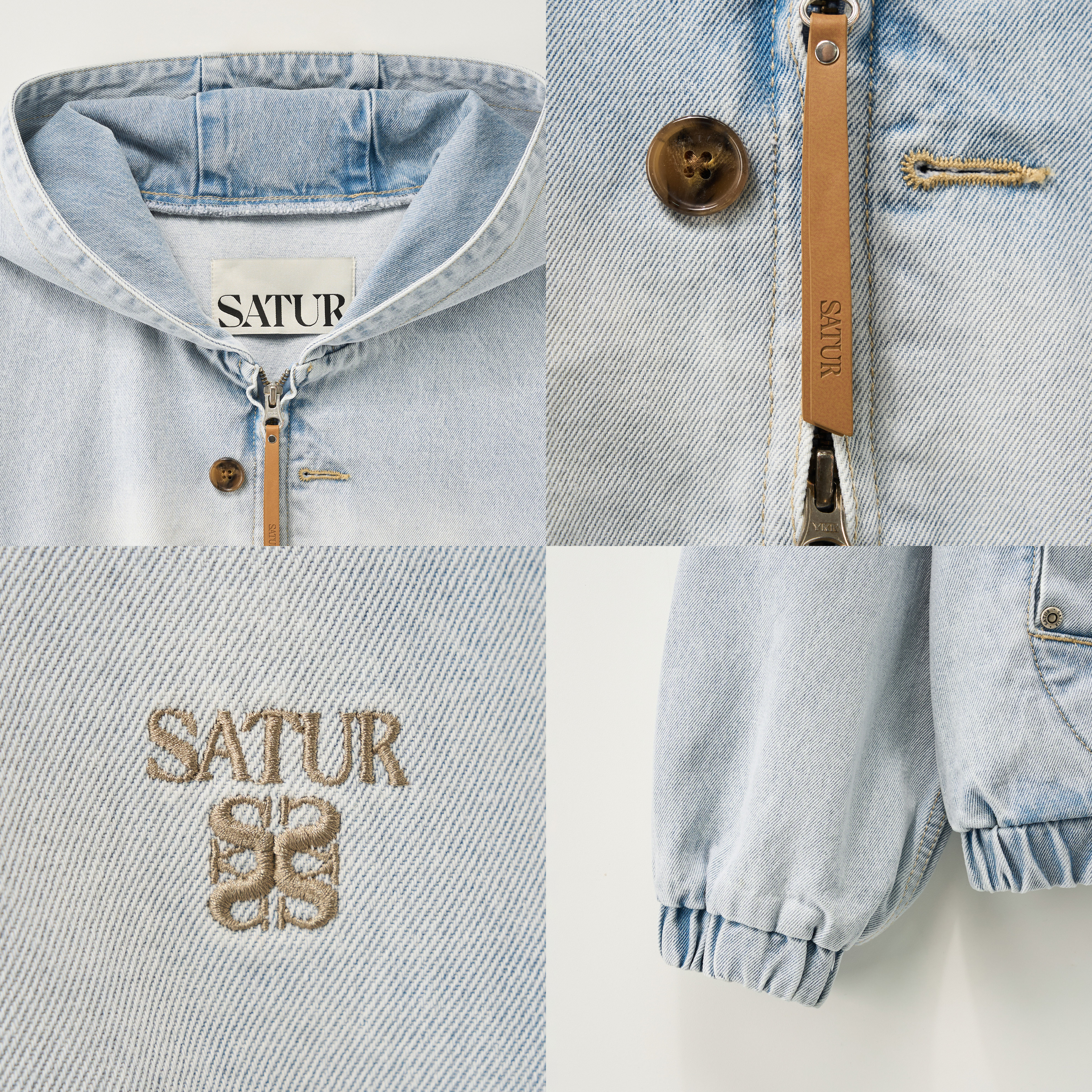 SATUR Teo牛仔短版夾克  SA261UDJ02