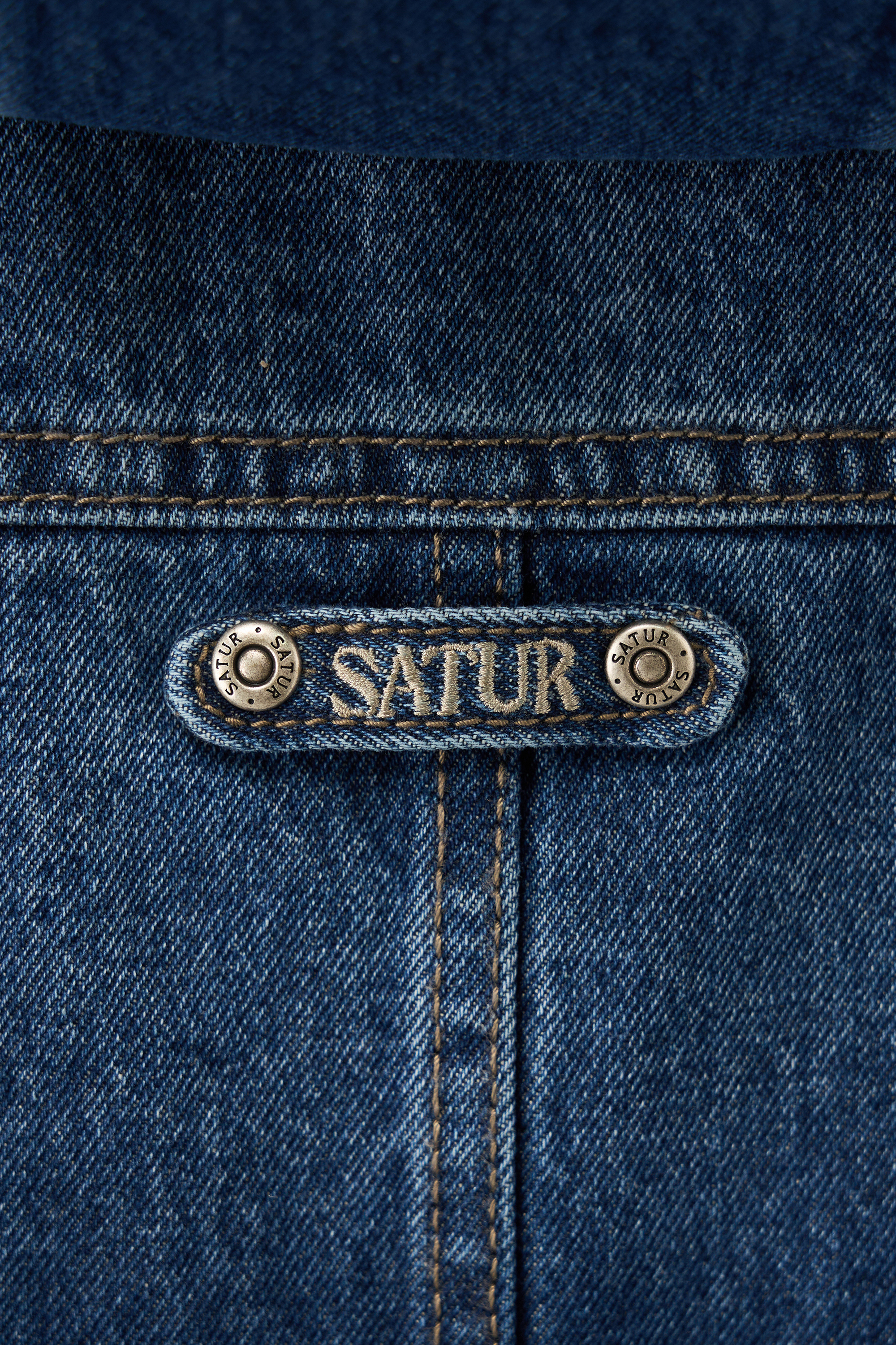SATUR Teo牛仔短版夾克  SA261UDJ02