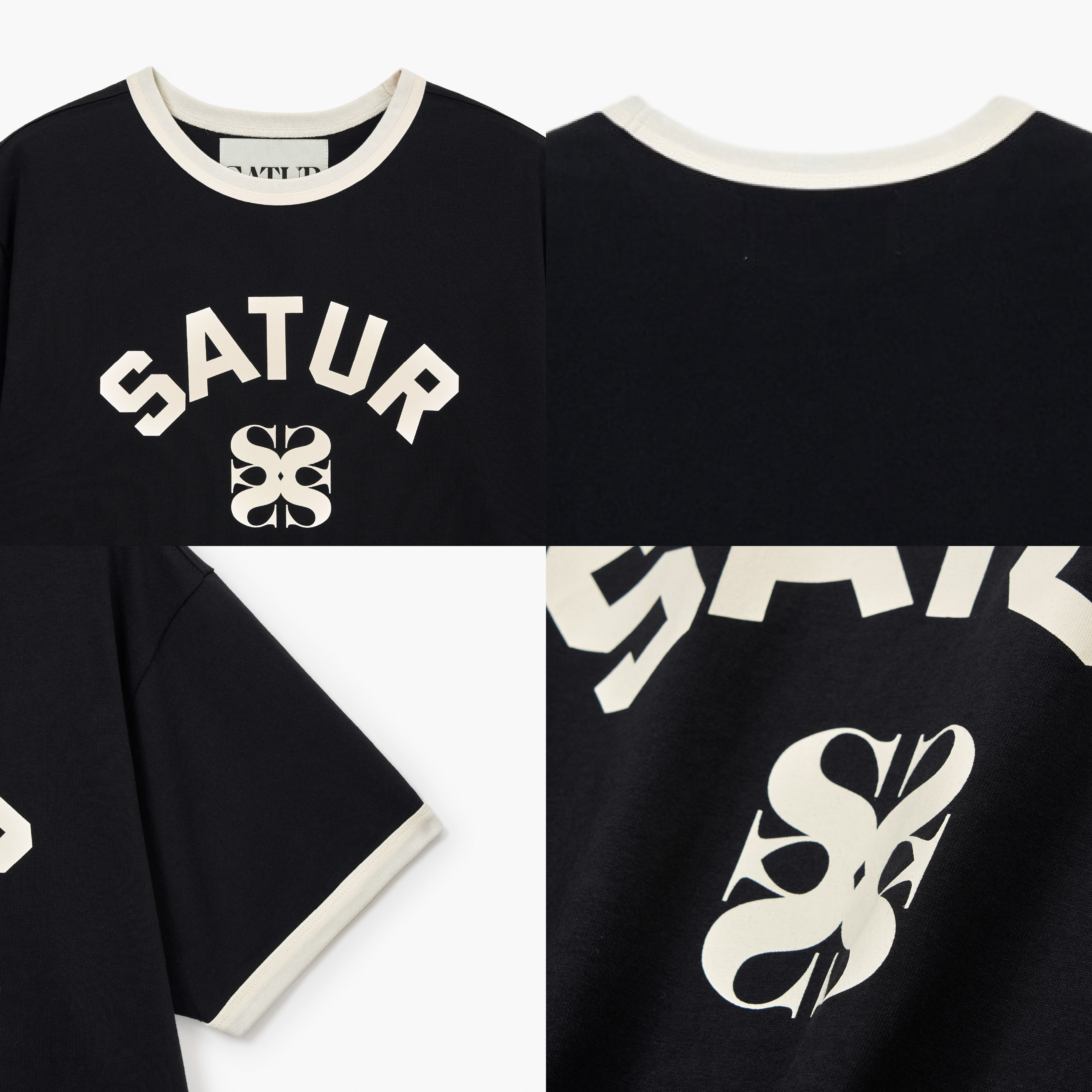 SATUR 拱形Logo標誌短袖上衣  SA262MTS01