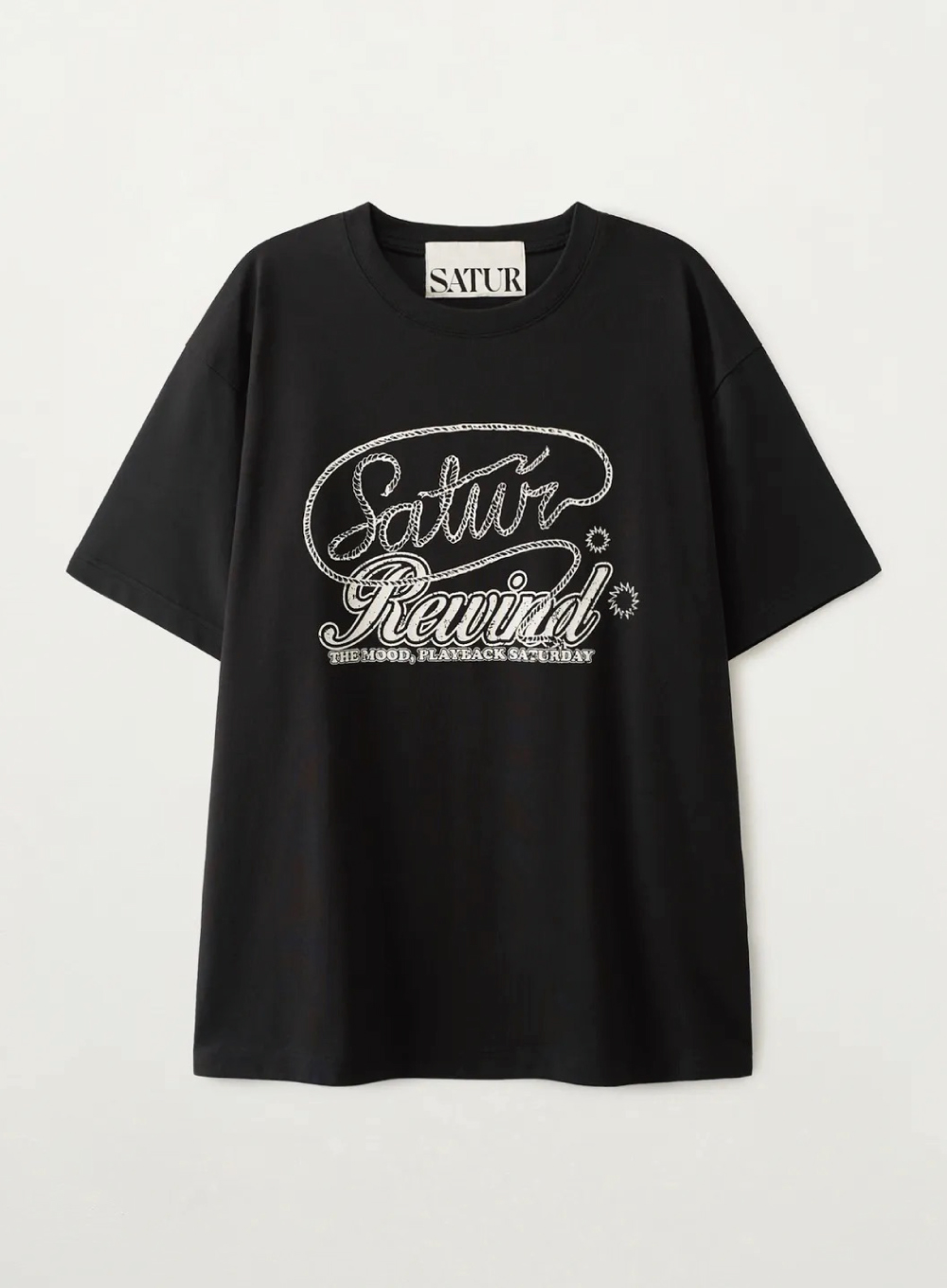 SATUR 復古休閒寬鬆短袖上衣  SA262UTS05