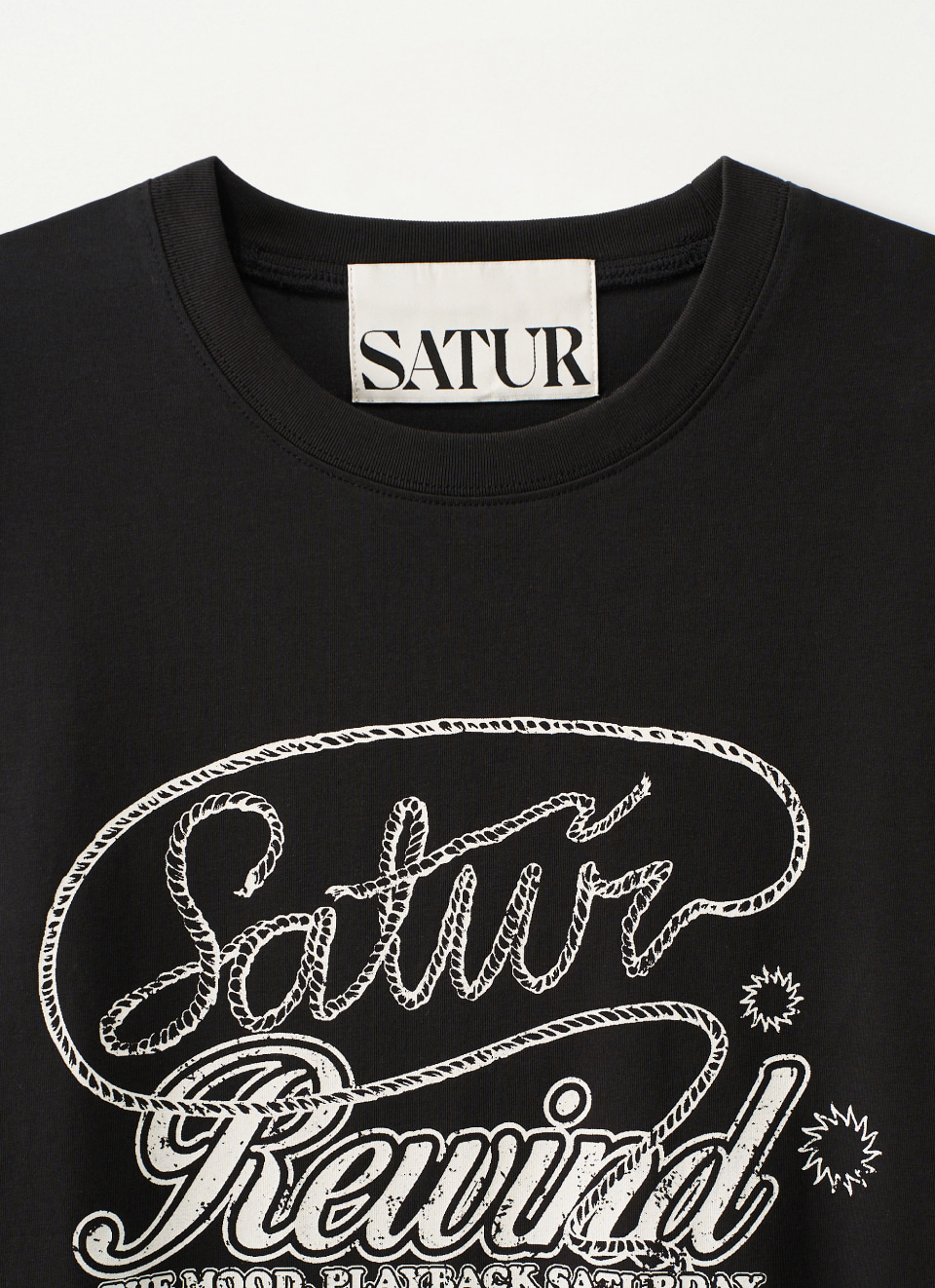 SATUR 復古休閒寬鬆短袖上衣  SA262UTS05