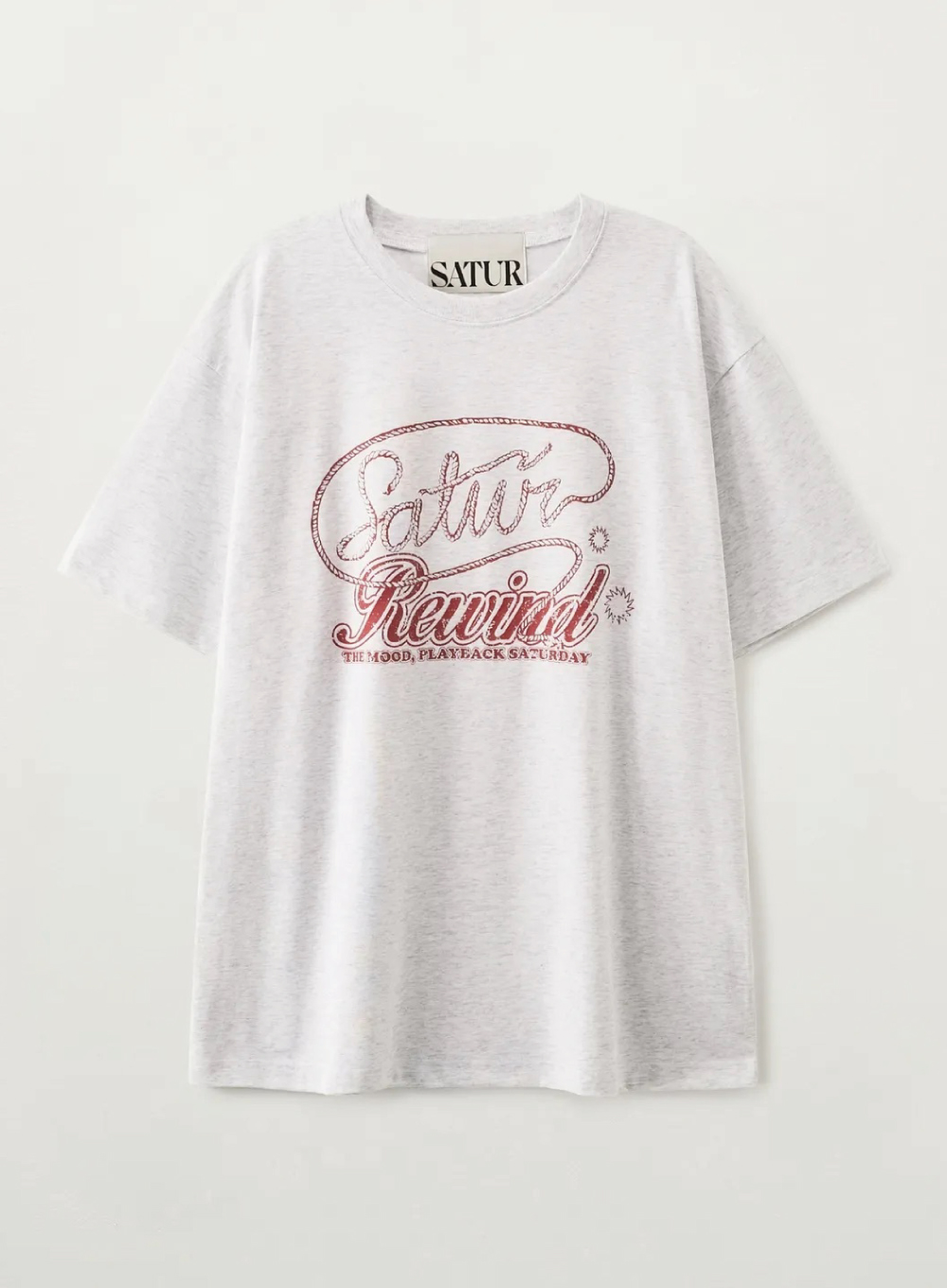 SATUR 復古休閒寬鬆短袖上衣  SA262UTS05