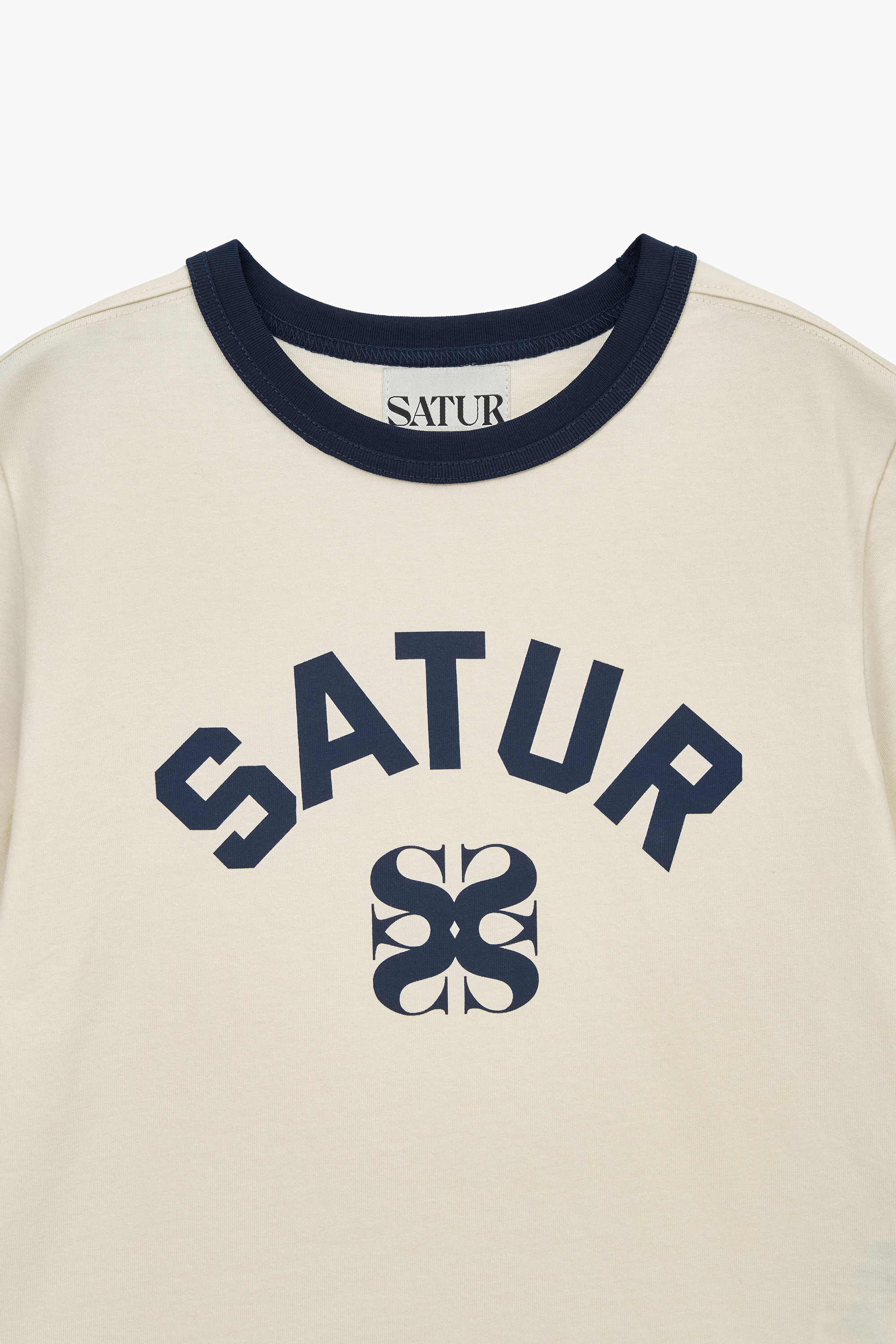 SATUR 女款 拱形Logo標誌短袖上衣  SA262WTS01